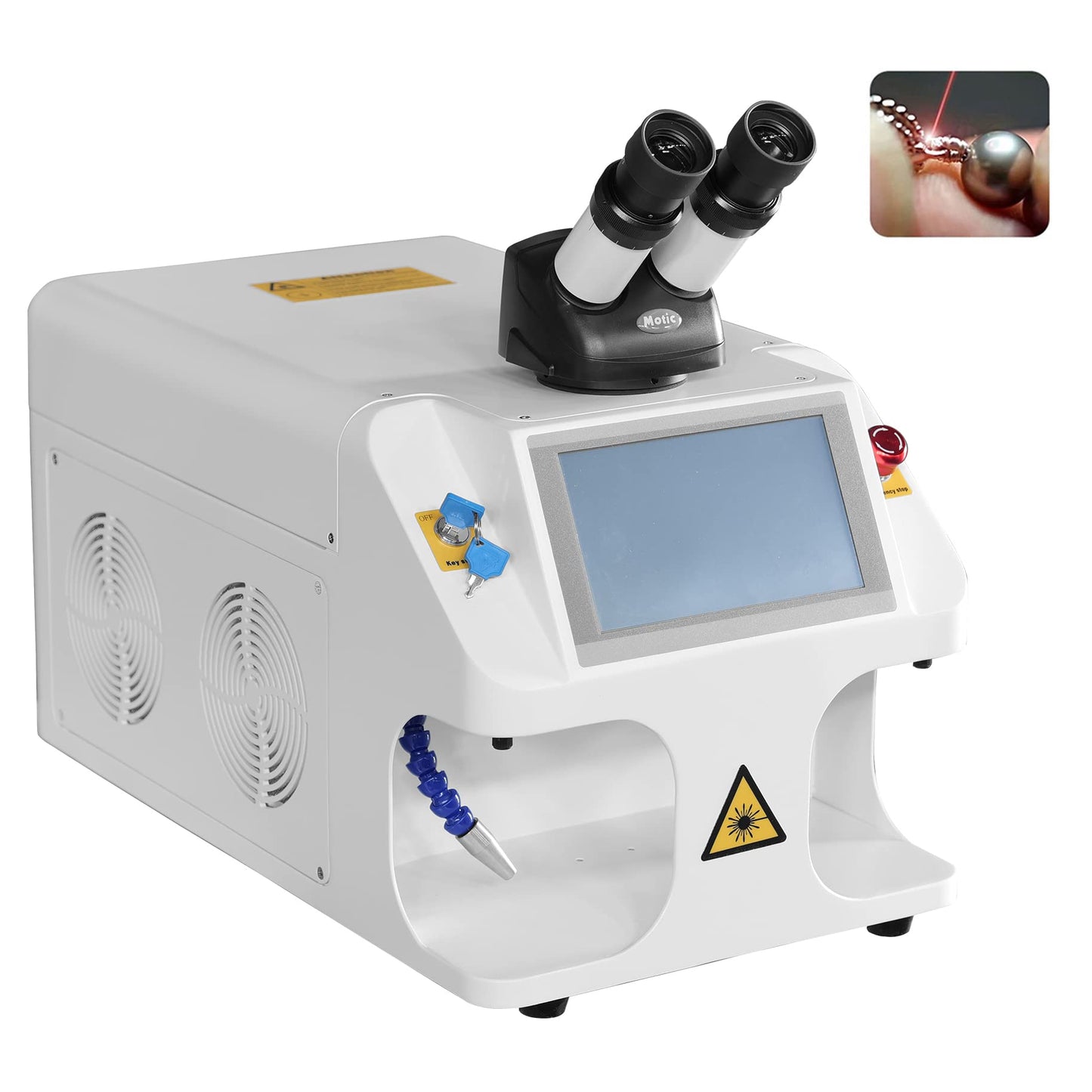 ZAC 150W Jewelry Spot Welder Class 1 0.39mW Laser Jewelry Welder 40 Joules LJW-150 Countertop Gold Silver Laser Welding Machine 220V 1 Phase Desktop Jewelry Repair Tool for Platinum 24K Gold