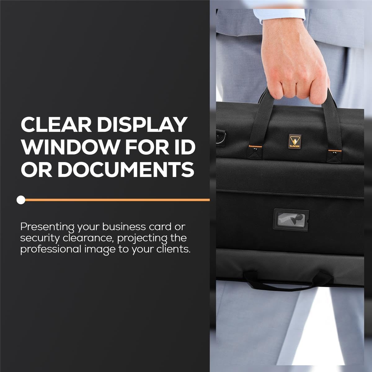 SLINGER Foldable Padded Nylon Tote Carrying Case - LCD Transport Case for Displays, Computers, Monitors & TVs Between 27" - 32" - Water Resistant - Shoulder Strap & Handle Options