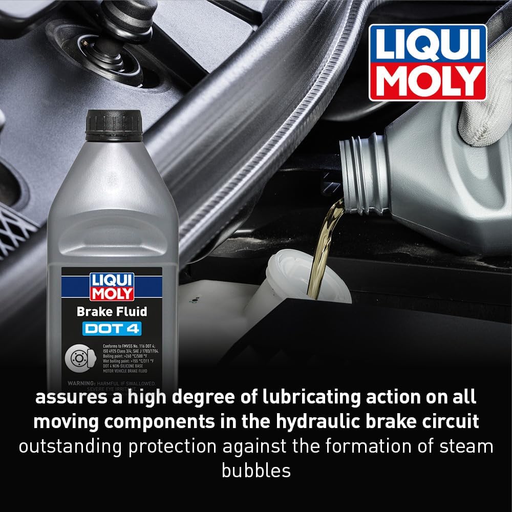 LIQUI MOLY DOT 4 Brake Fluid, 1 Liter (Pack of 1)