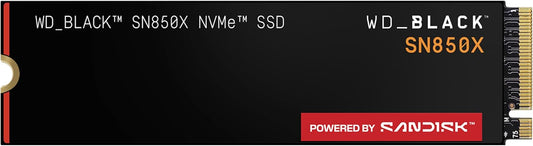 WD_BLACK 2TB SN850X NVMe Internal Gaming SSD Solid State Drive - Gen4 PCIe, M.2 2280, Up to 7,300 MB/s - WDS200T2X0E