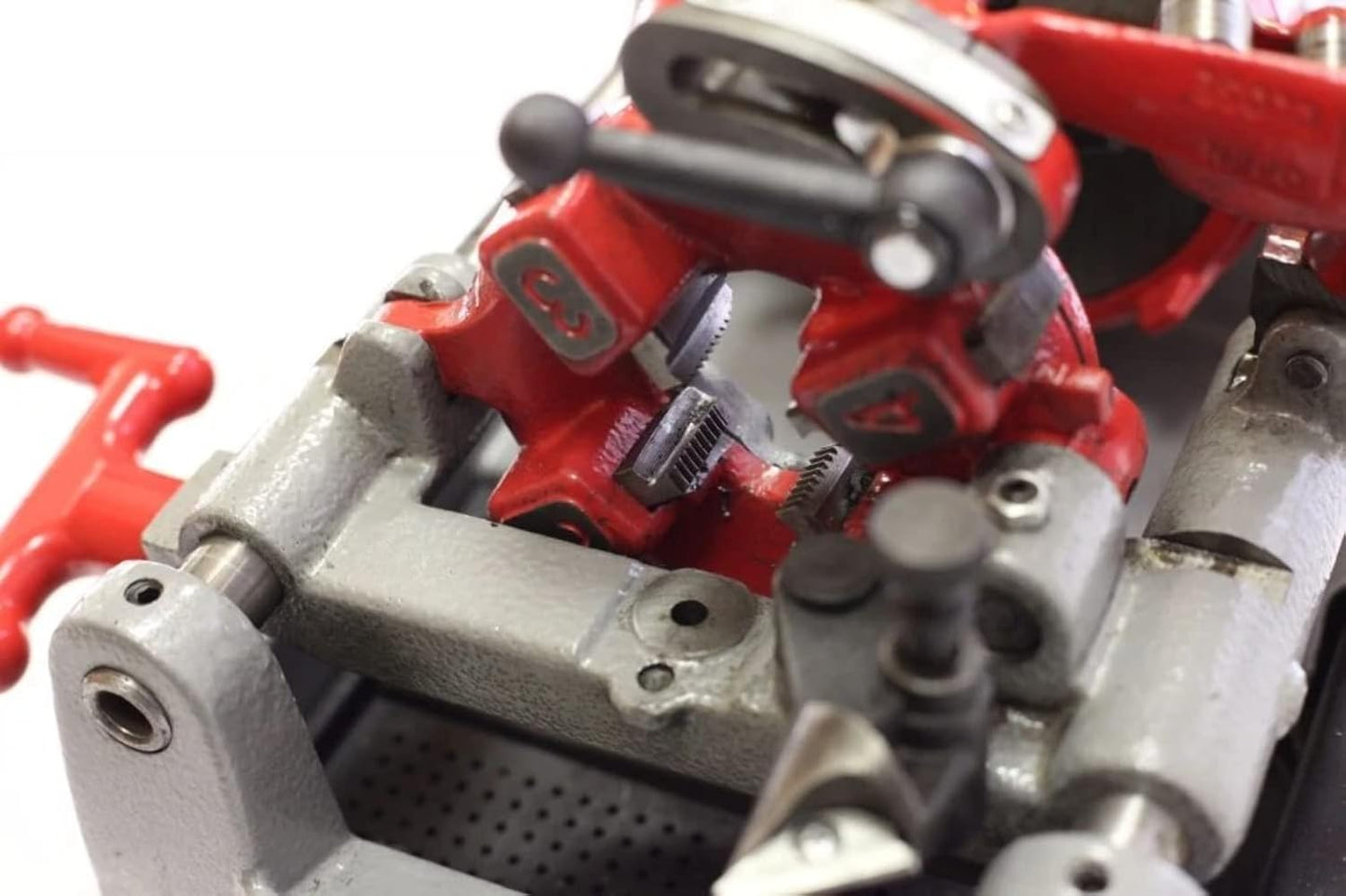 Electric Pipe Threader Threading Machine (1/2" - 1") 650W Quick Opening Die Head (P25A)