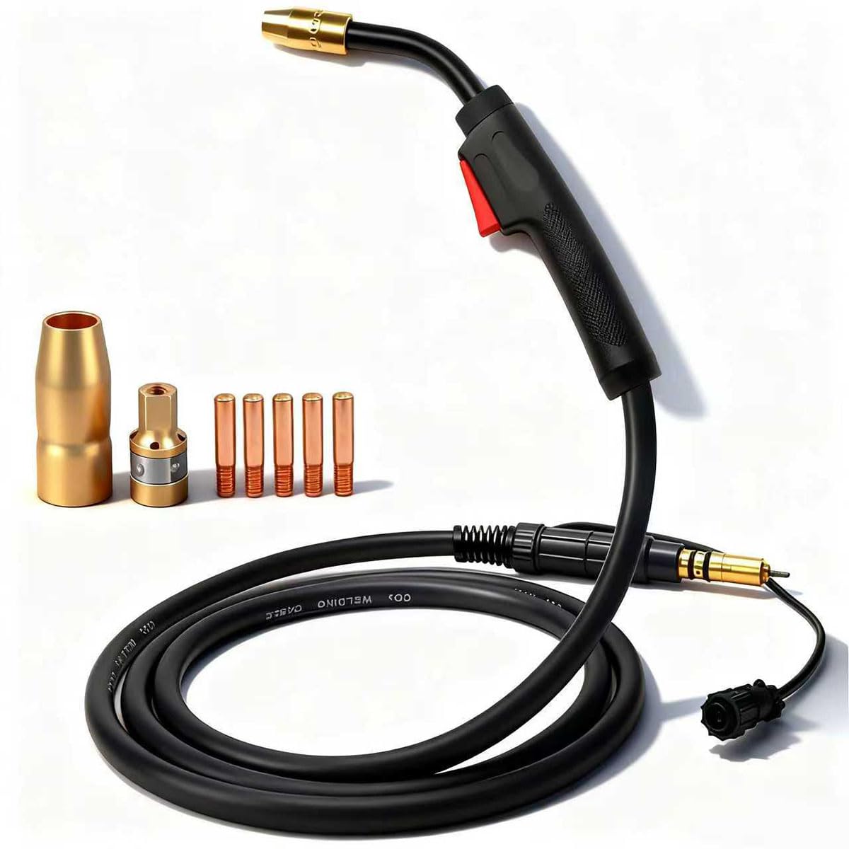 10ft 150A Mig Welding Gun Replacement M10/M100 M15/M150 Fits Miller Millermatic 90,120,130,130XP,135,140,141,150,175,180s,185, DVIs,211 MIG Welder