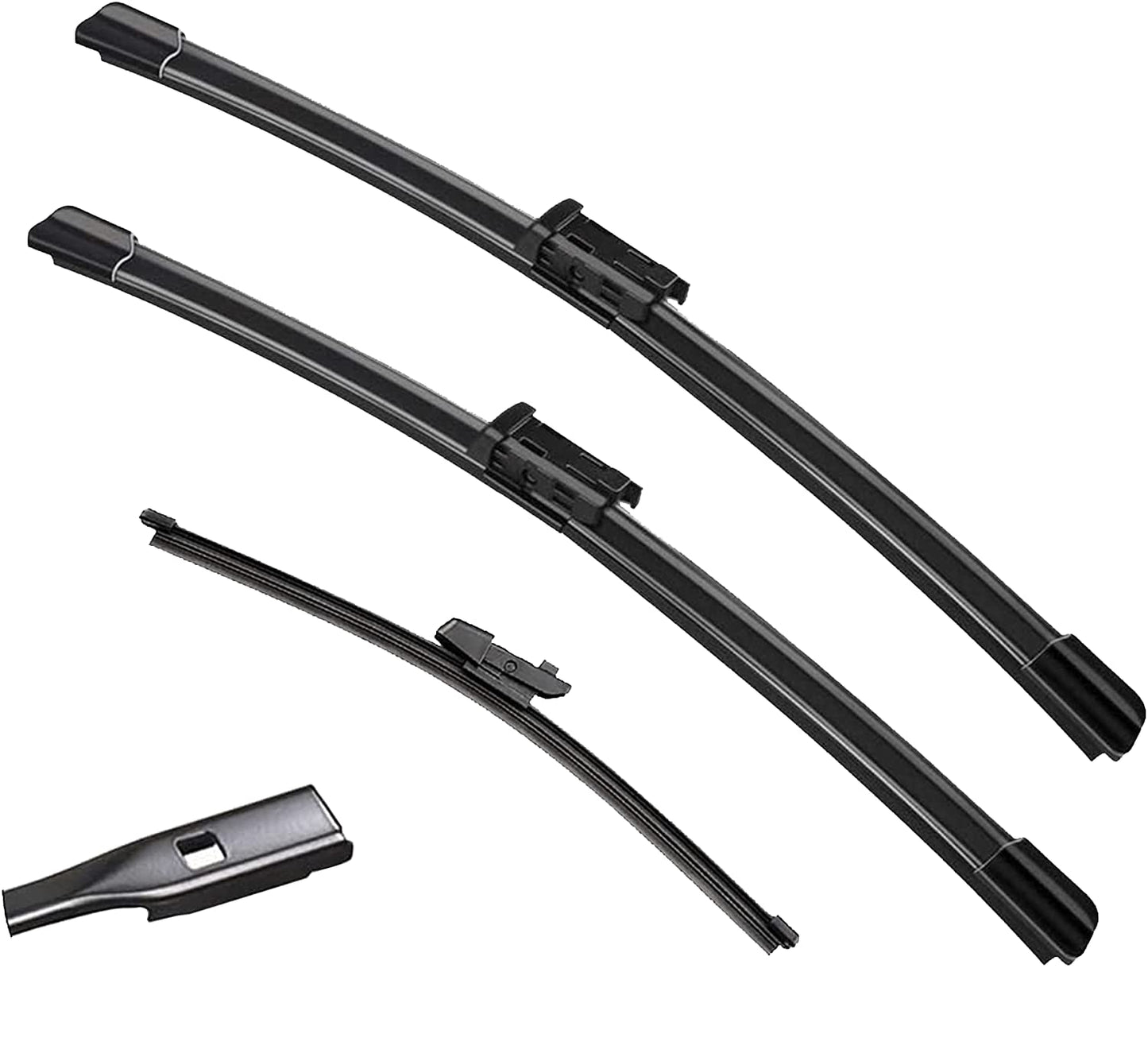 2 Factory Wiper Blades Replacement for 2017 2018 2019 2020 2021 Tesla Model 3 & 2020-2021 Model Y Original Equipment Windshield Wiper Blades Set 26"+19" (Set of 2) Top Lock