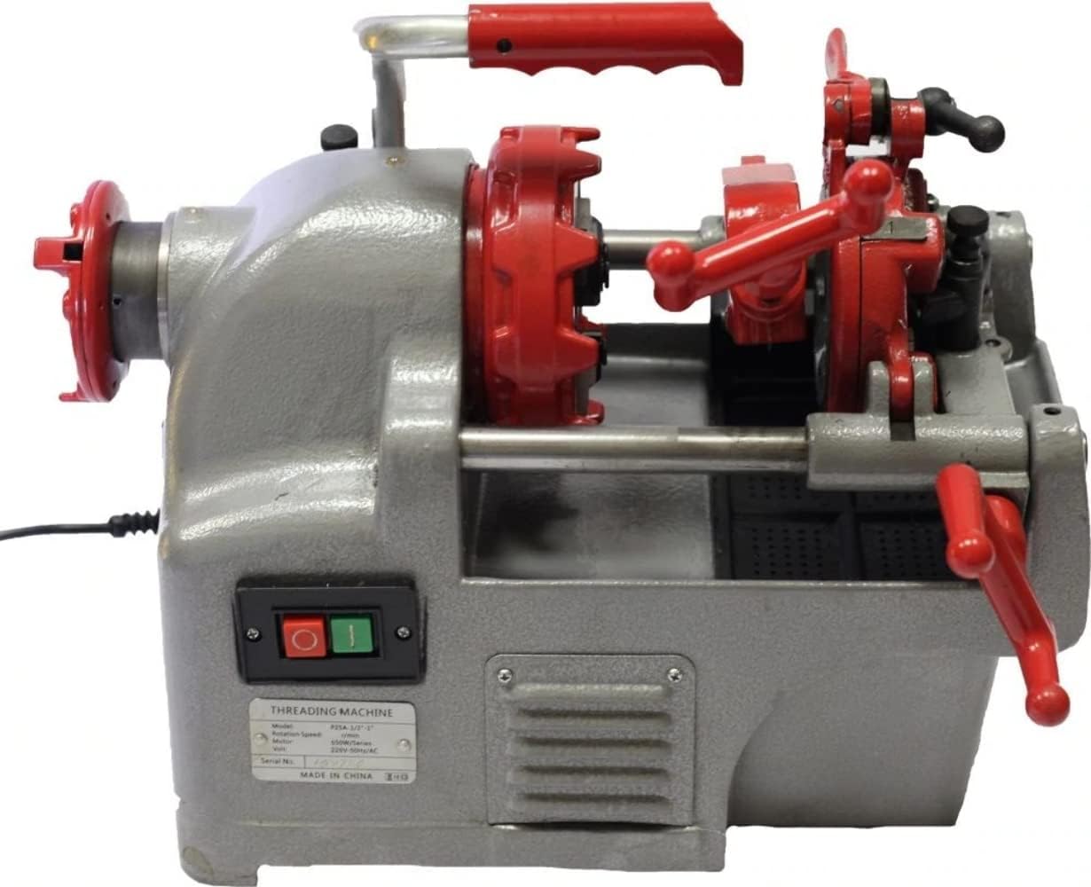 Electric Pipe Threader Threading Machine (1/2" - 1") 650W Quick Opening Die Head (P25A)