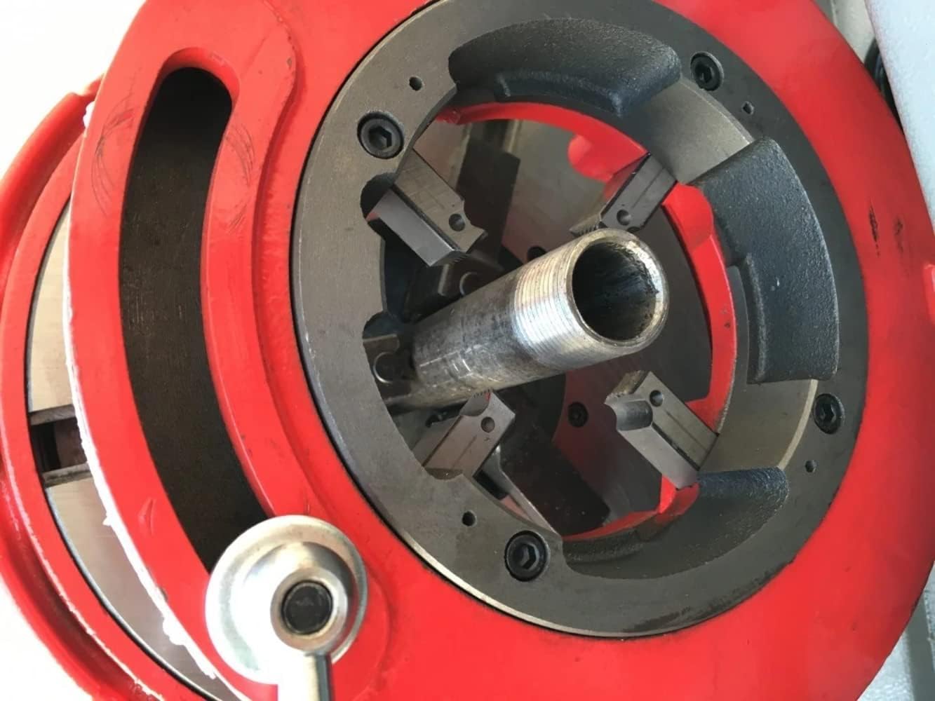 Electric Pipe Threader Machine (1/2" - 4") Threading Cutter, Deburrer NPT P100