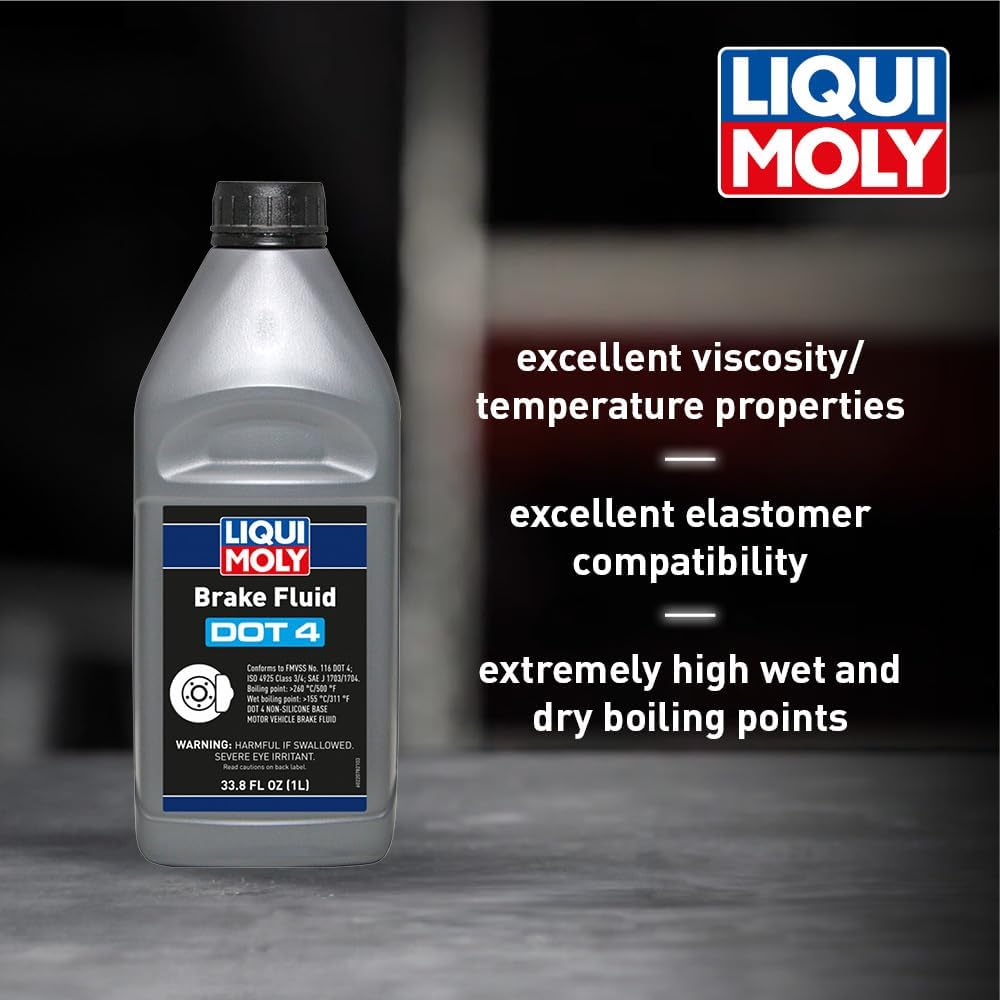 LIQUI MOLY DOT 4 Brake Fluid, 1 Liter (Pack of 1)