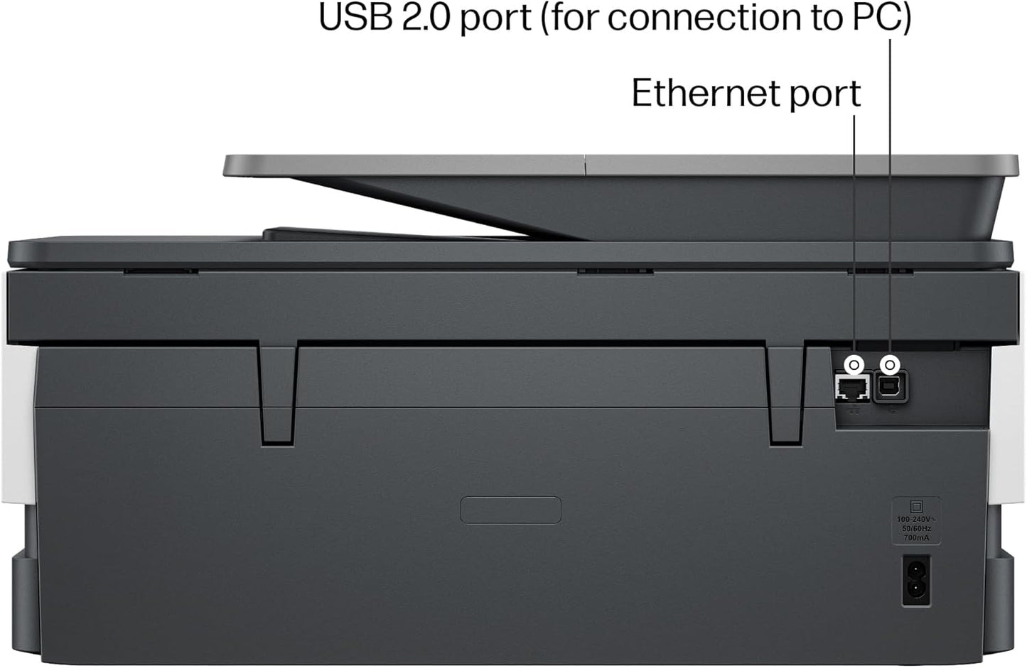 HP OfficeJet Pro 8125e Wireless All-in-One Color Inkjet Printer, Print, scan, Copy, ADF, Duplex Printing Best-for-Home Office, 3 Month Instant Ink Trial Included, AI-Enabled (405T6A)