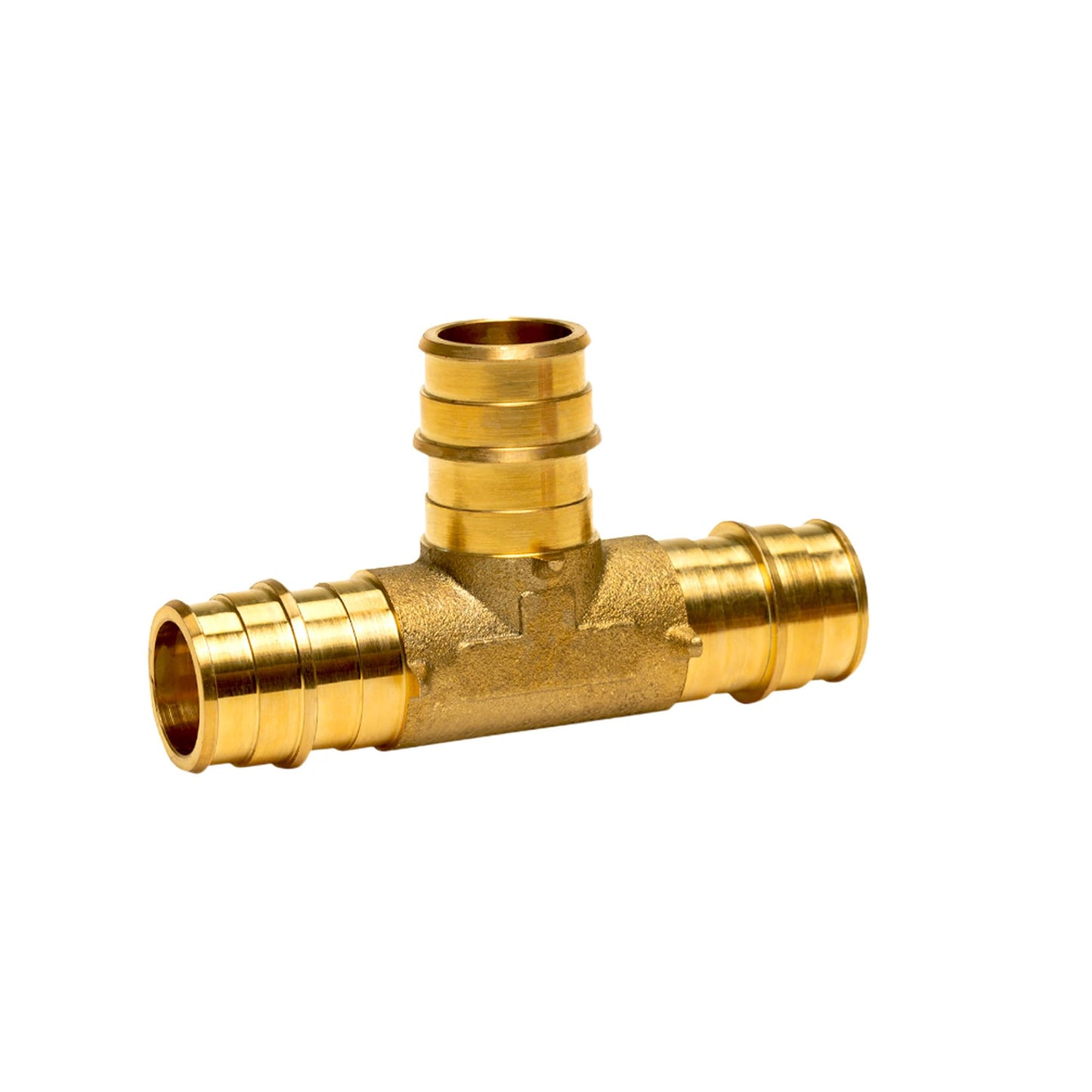 [100-Pack] PROCURU Wholesale 3/4-Inch Brass PEX-A Tee for F1960 Expansion PEX-A Pipe, Without Rings (8ABTE0034-100P)