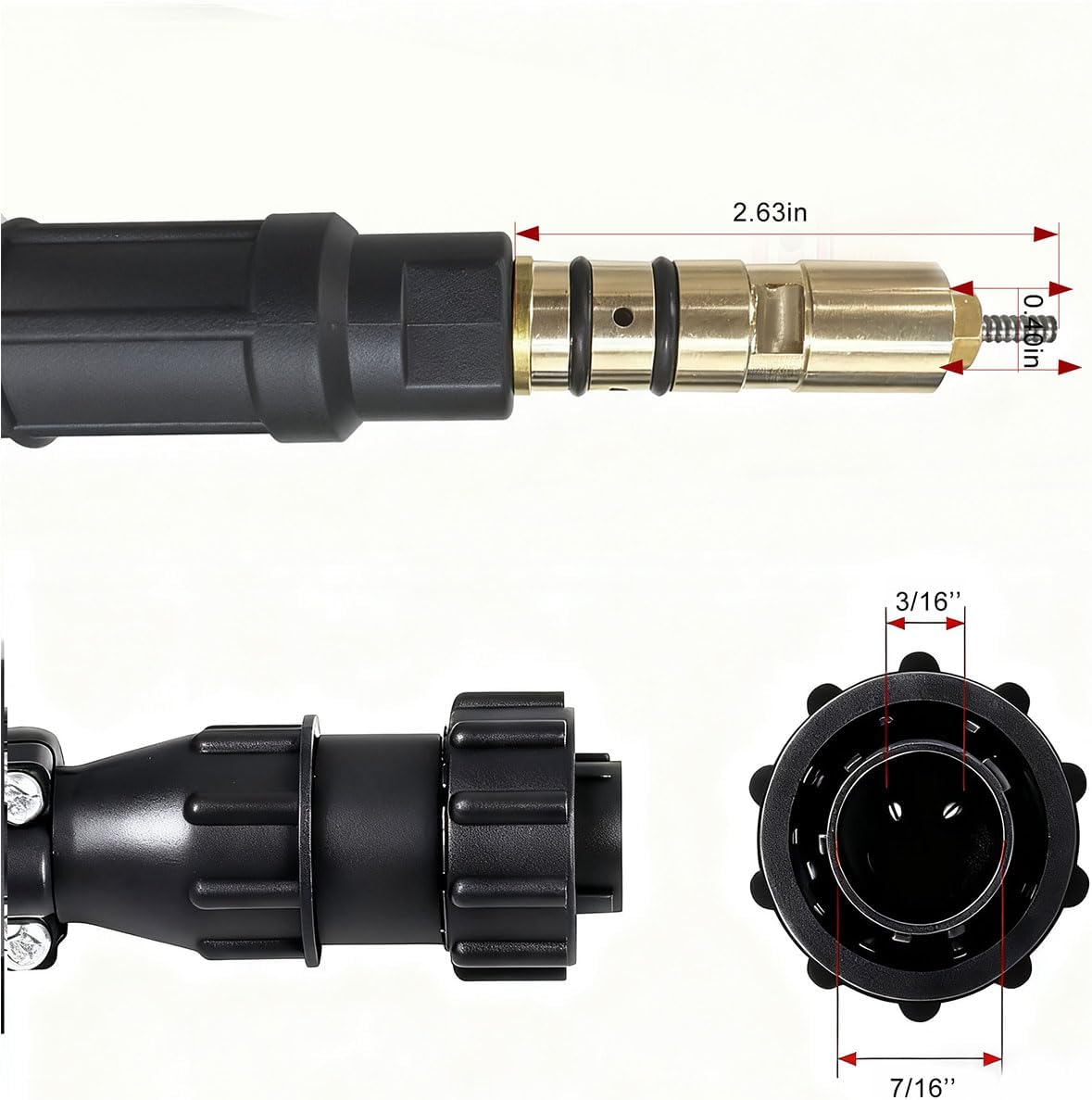 10ft 150A Mig Welding Gun Replacement M10/M100 M15/M150 Fits Miller Millermatic 90,120,130,130XP,135,140,141,150,175,180s,185, DVIs,211 MIG Welder