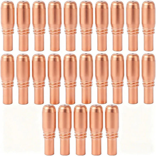 25pcs .035(0.9mm) Contact Tip For Bernard Acculock-S T-A035CH Used With New Miller MDX-250 Gun D-MA250 Gas Diffuser