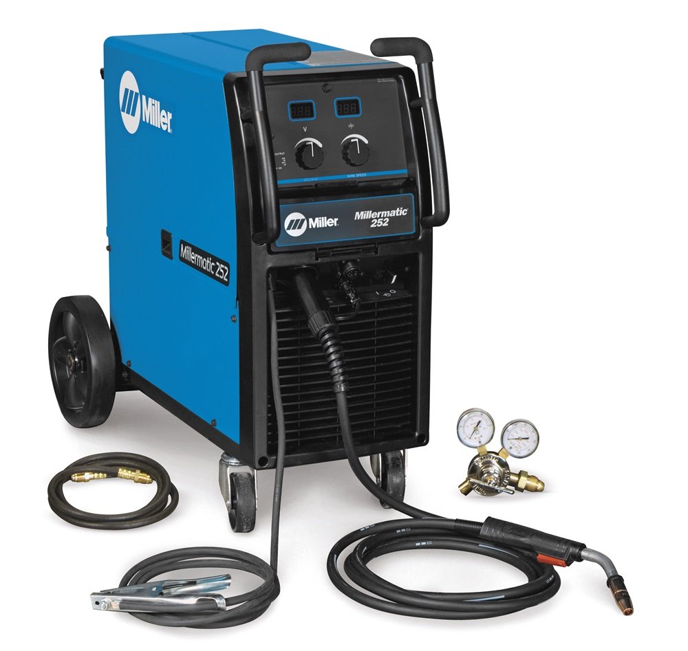 Miller Millermatic 252 Electric MIG Welder, Wheeled, 208/230VAC (907321)