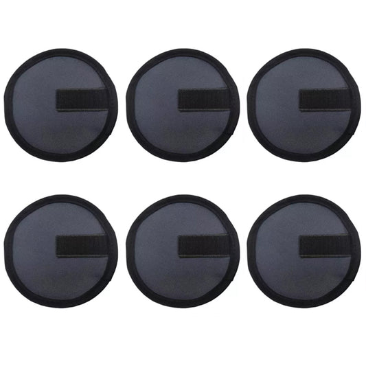 6 - piece set of 5.9 - inch lure wraps. Doubles as covers, gloves, hook protectors. Keeps anglers safe while fishing.