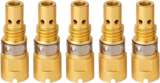 5-PK Gas Diffuser D-M100 Compatible with Miller Multimatic 215,220 Millermatic 141,142,211 MIG GUN AccuLock MDX100 consumables