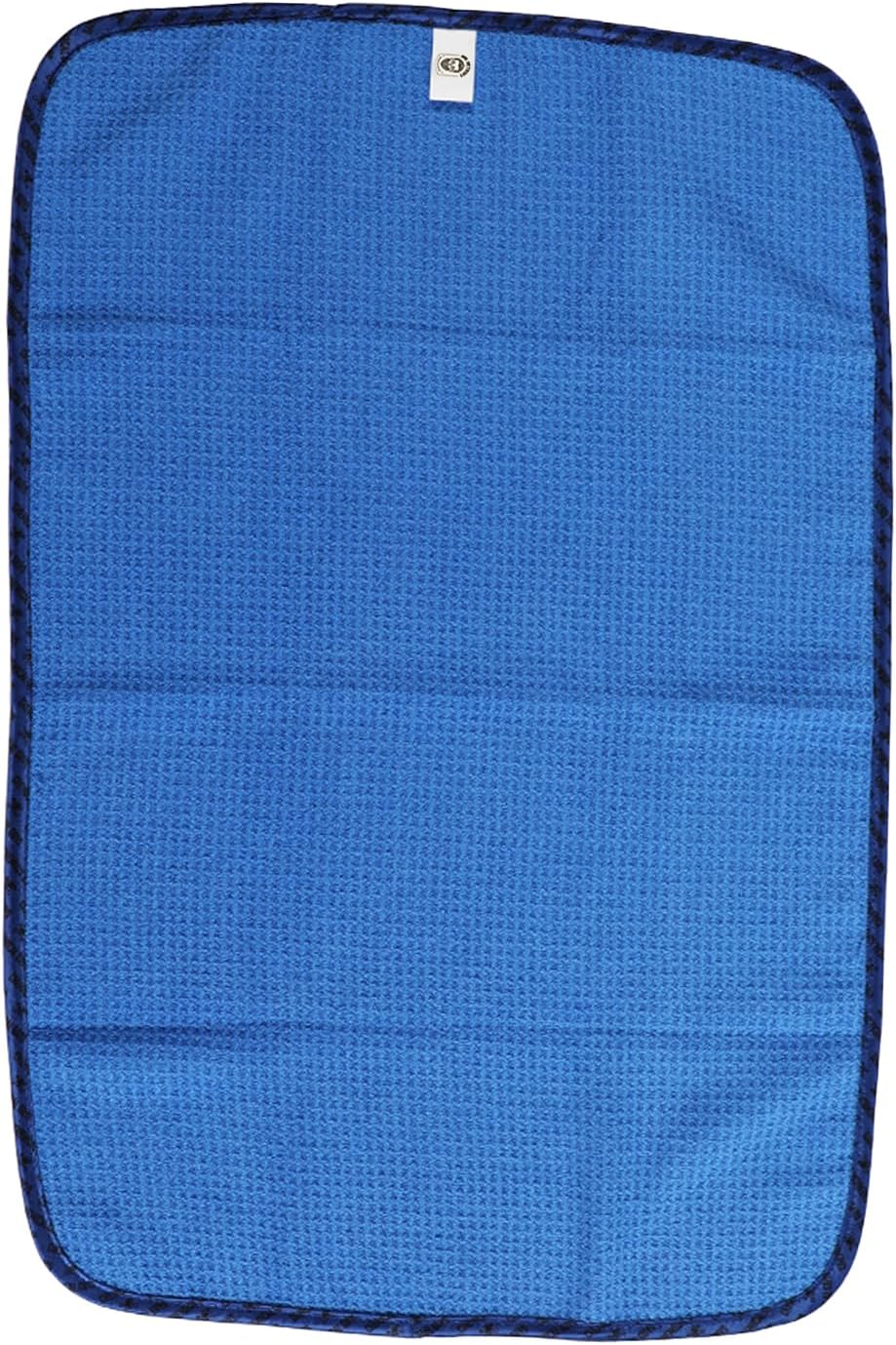 Mr. Detroit - Waffle Weave Glass & Window Microfiber Towel, Streak-Free Cleaning, Super Absorbent Reusable Cloth for Car Care & Home Use - 16"x24" (Blue)