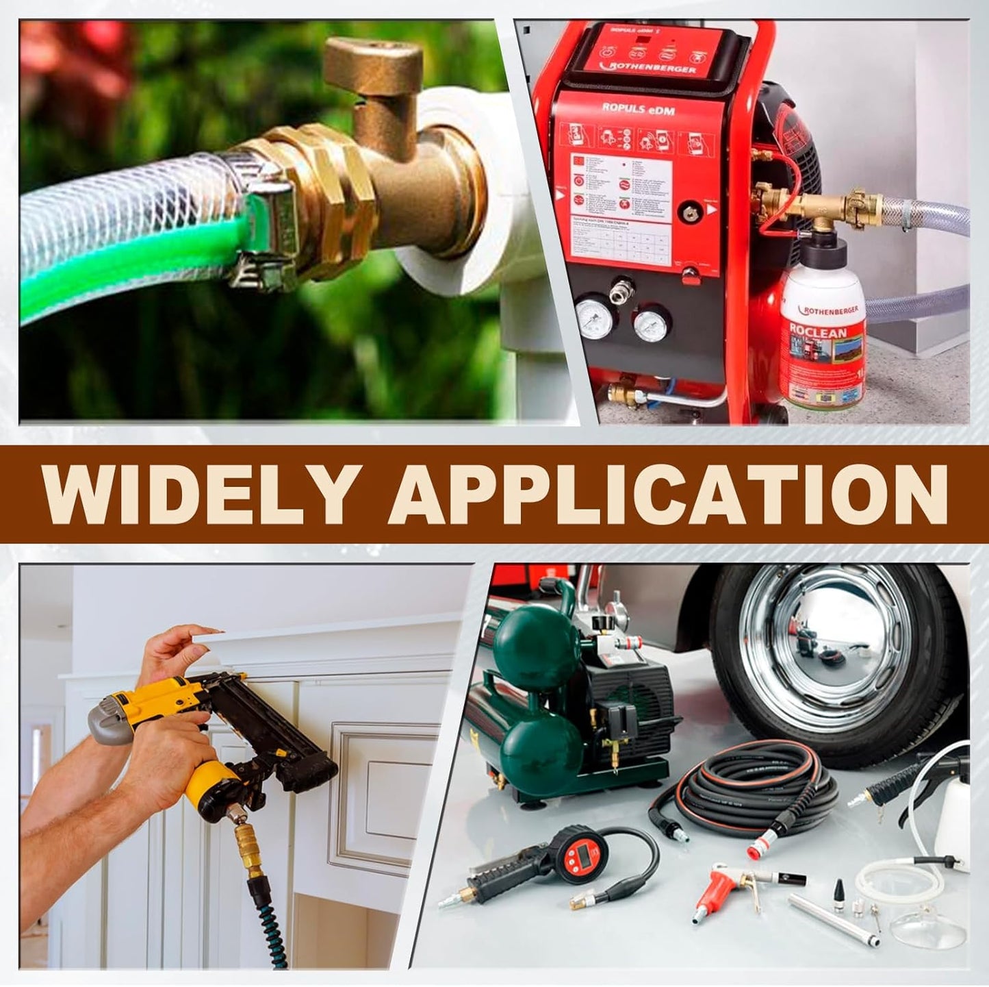 5pcs Brass Hose Barb Fittings 1/4 Inch Barb to 1/8 Inch NPT Male Thread Air Hose Fittings Adapter Connector Water Fuel Air Line Fittings 1/4” Barb × 1/8” NPT Brass Fittings