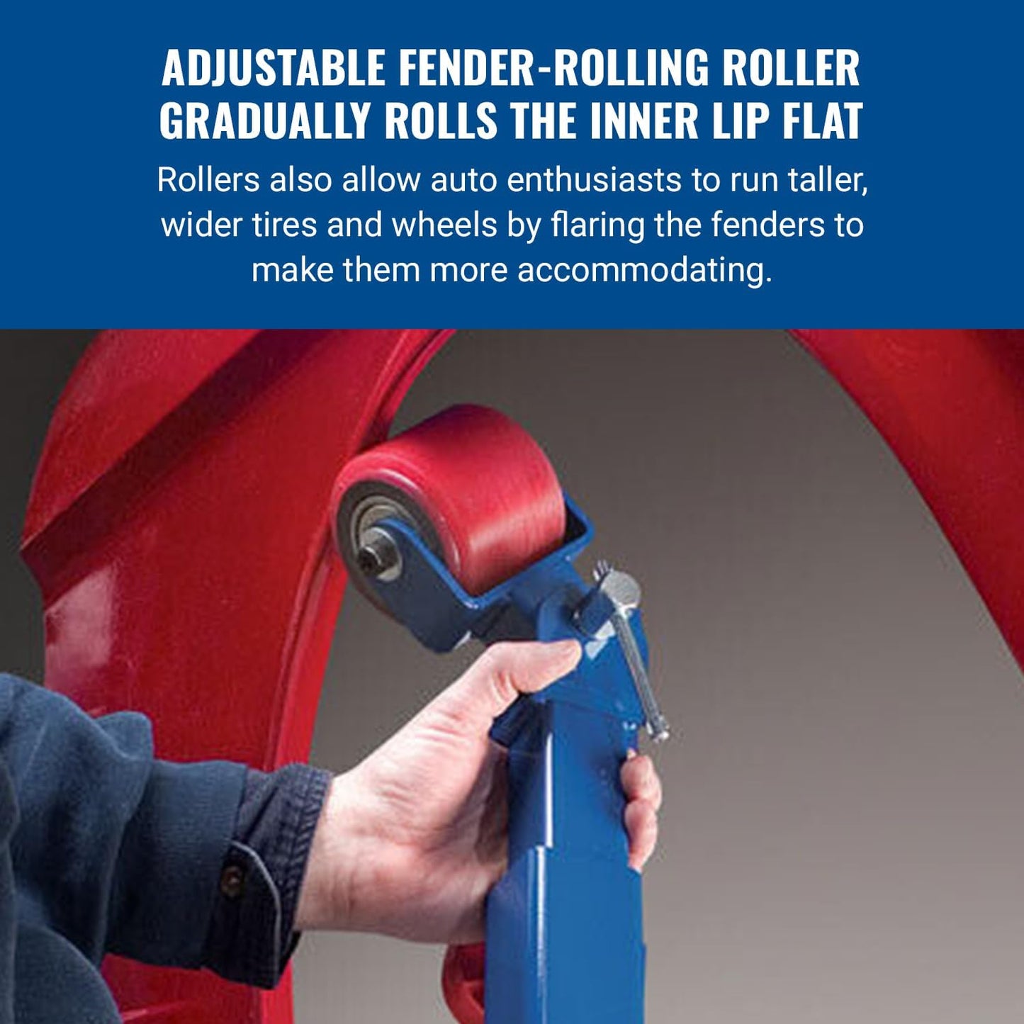 Eastwood Fender Roller Tool Pro-Grade Fender Rolling and Arching Mechanism | Made with Durable, Heavy-Duty Powder-Coated Steel