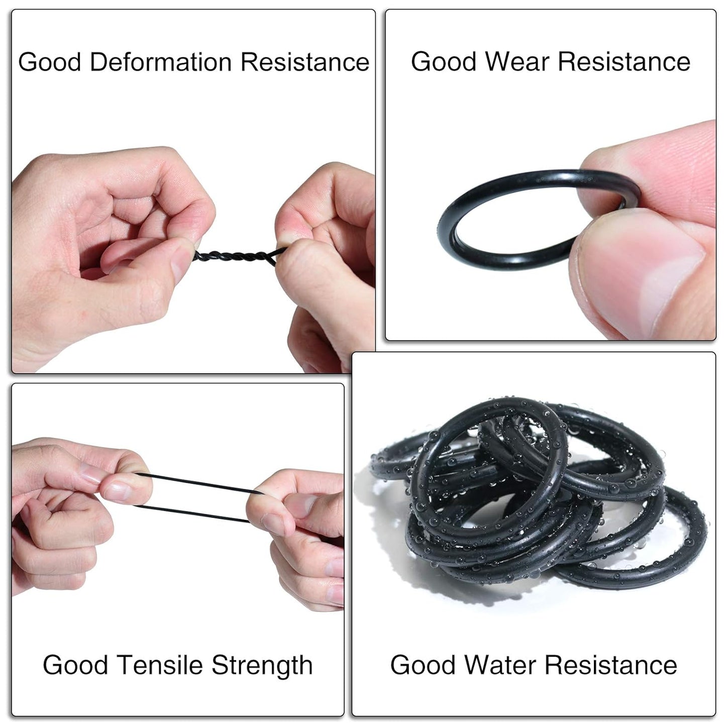 740pc Universal O Rings Assortment in 24 Sizes with 4pc Tools | Rubber O Rings Kit for Faucet Plumbing Automotive Repair | Nitrile Rubber Oring Kit