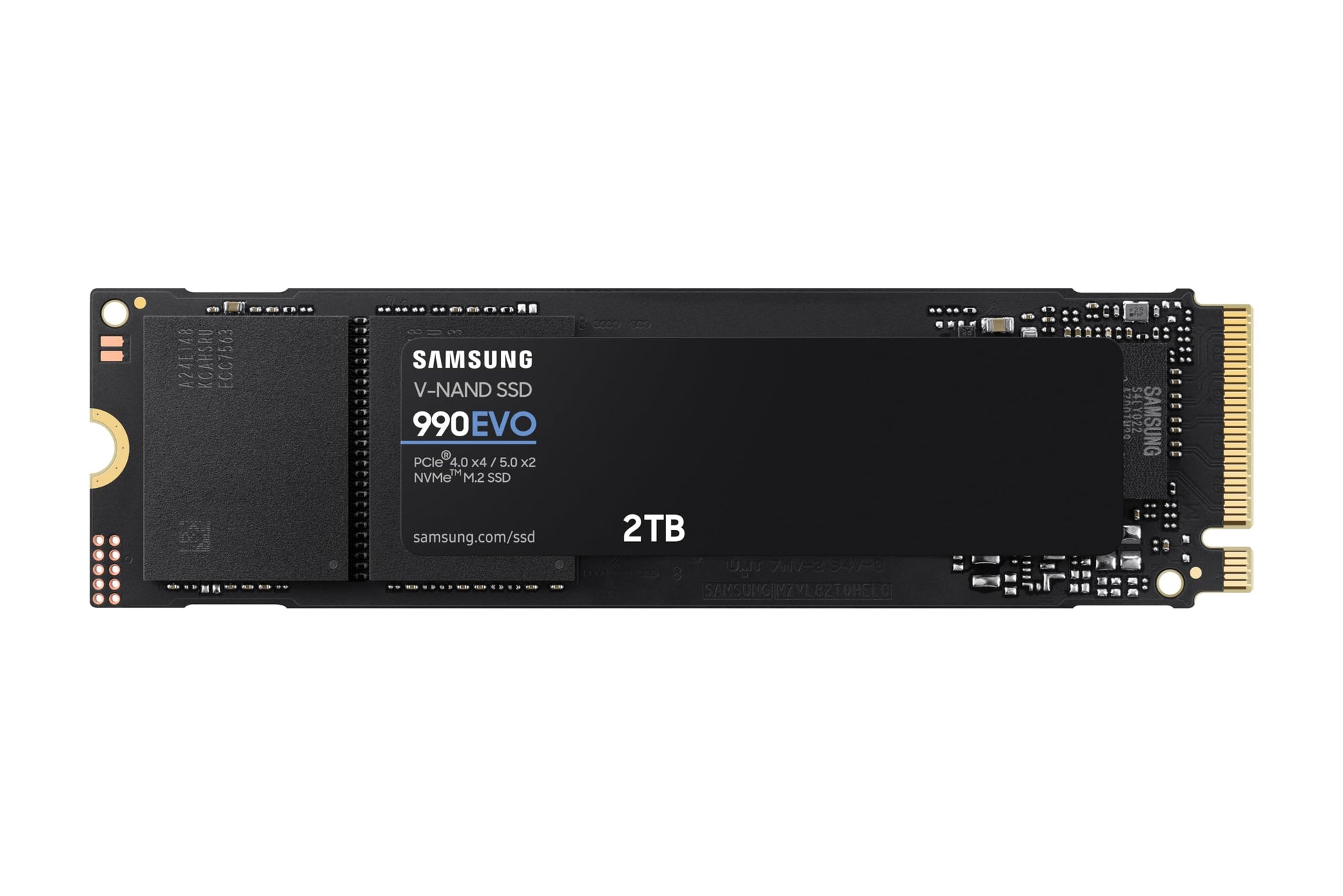 Samsung 990 EVO Plus SSD 2TB, PCIe Gen 4x4, Gen 5x2 M.2 2280, Speeds Up-to 7,250 MB/s, Upgrade Storage for PC/Laptops, HMB Technology and Intelligent Turbowrite 2.0, (MZ-V9S2T0B/AM)
