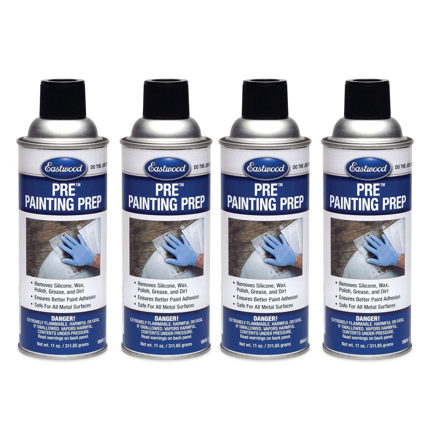 Eastwood Silicone Surface Preparation Wax Polish Grease Dirt Remover | Automotive Painting Pre-Prep Spray Solution | Easy to Use Spray On Application