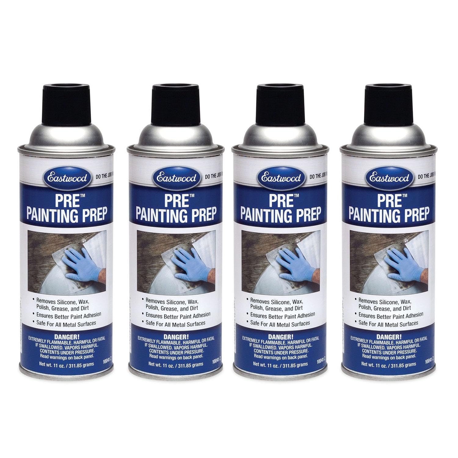 Eastwood Silicone Surface Preparation Wax Polish Grease Dirt Remover | Automotive Painting Pre-Prep Spray Solution | Easy to Use Spray On Application