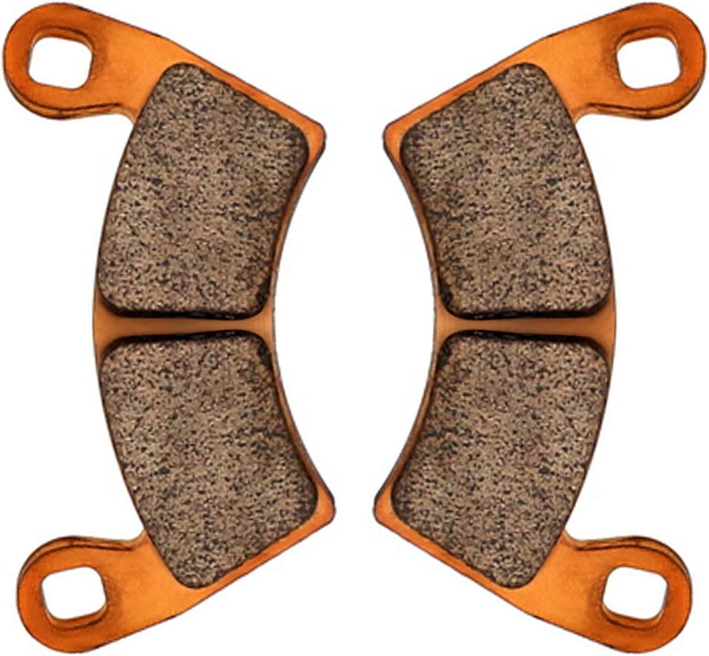 Zinger Brake Pads for Polaris RZR XP 1000 EPS 2022 2021 2020 2019 2018 2017 2016 2015 2014 & 2014-2021 RZR 1000 XP 4 Except Premium Edition,4 Set Front and Rear Sintered Copper Brake Pads