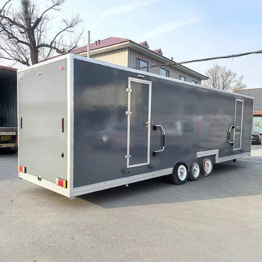 Fully Customized 10 Station Large Restroom Trailer Luxury Bathroom Trailer Portable Toilet Trailers