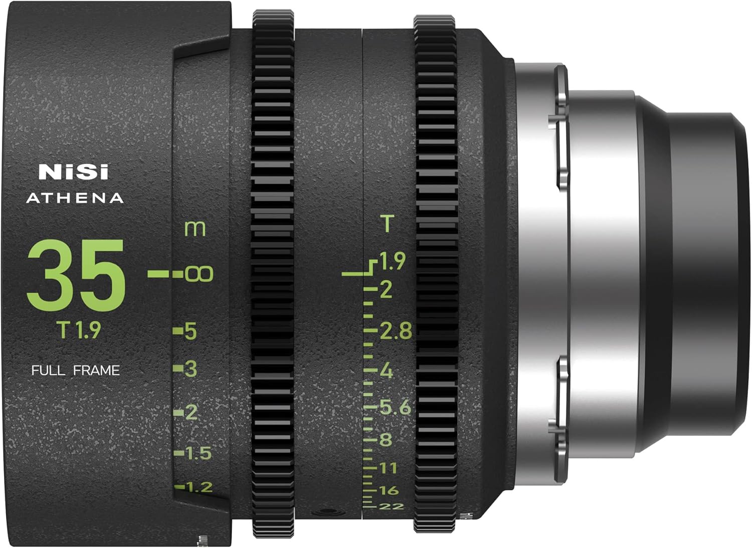 NiSi Athena Prime Full Frame Cinema Lens Master Kit with 8 Lenses 14mm T2.4, 18mm T2.2, 25mm T1.9, 35mm T1.9, 40mm T1.9, 50mm T1.9, 85mm T1.9, 135mm T2.2 + Hard Case (PL Mount)