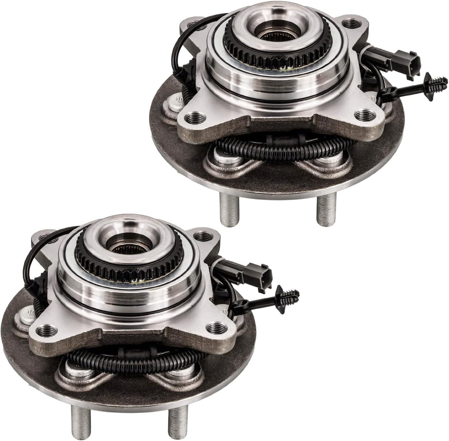 Detroit Axle - 4WD Front Wheel Bearing Hubs for Ford 2018 2019 2020 F-150, Wheel Bearing and Hubs Assembly Replacement