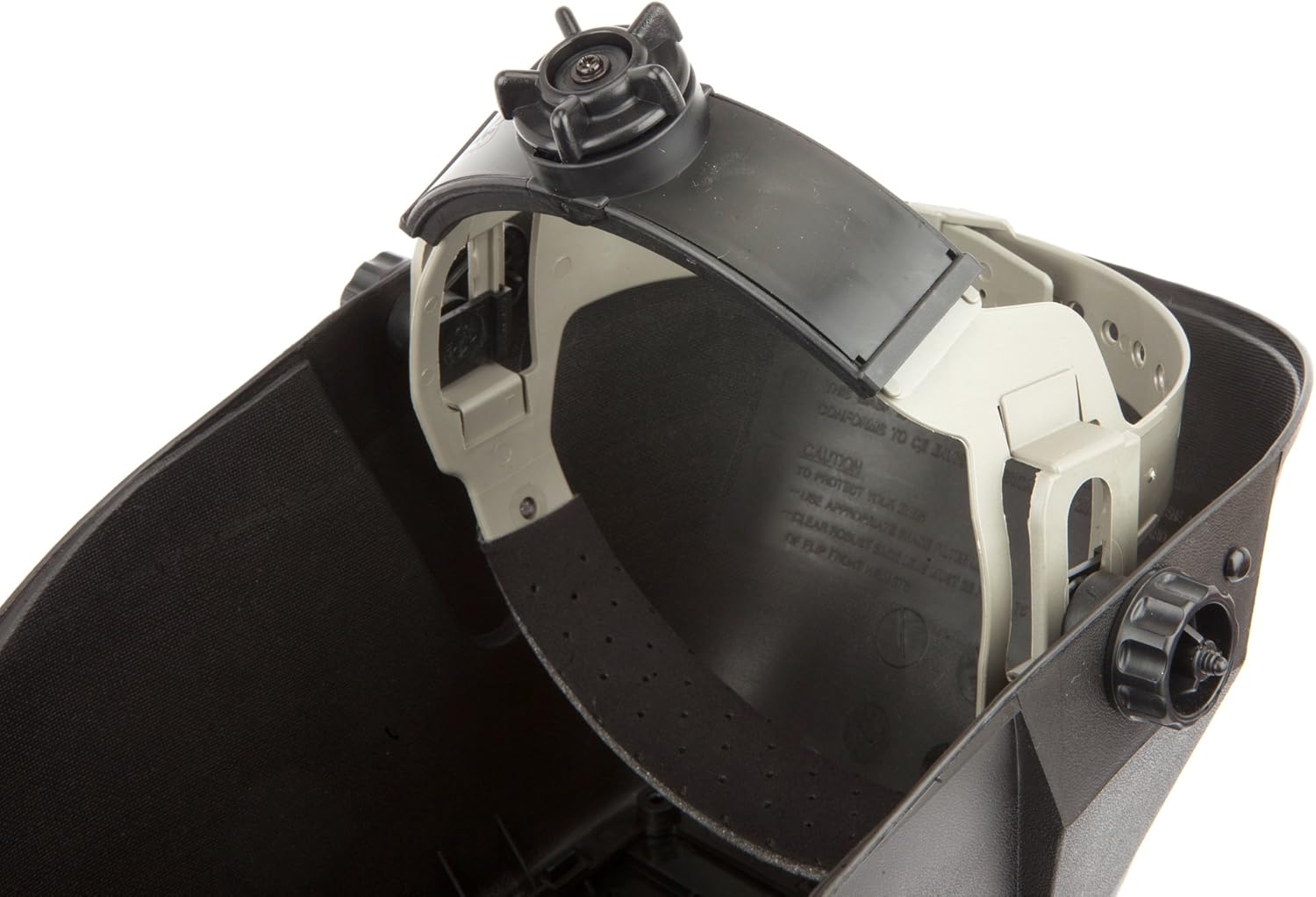 Forney 55672 Welding Helmet, Bandit III Flip Front, Shade-10,Black, Medium