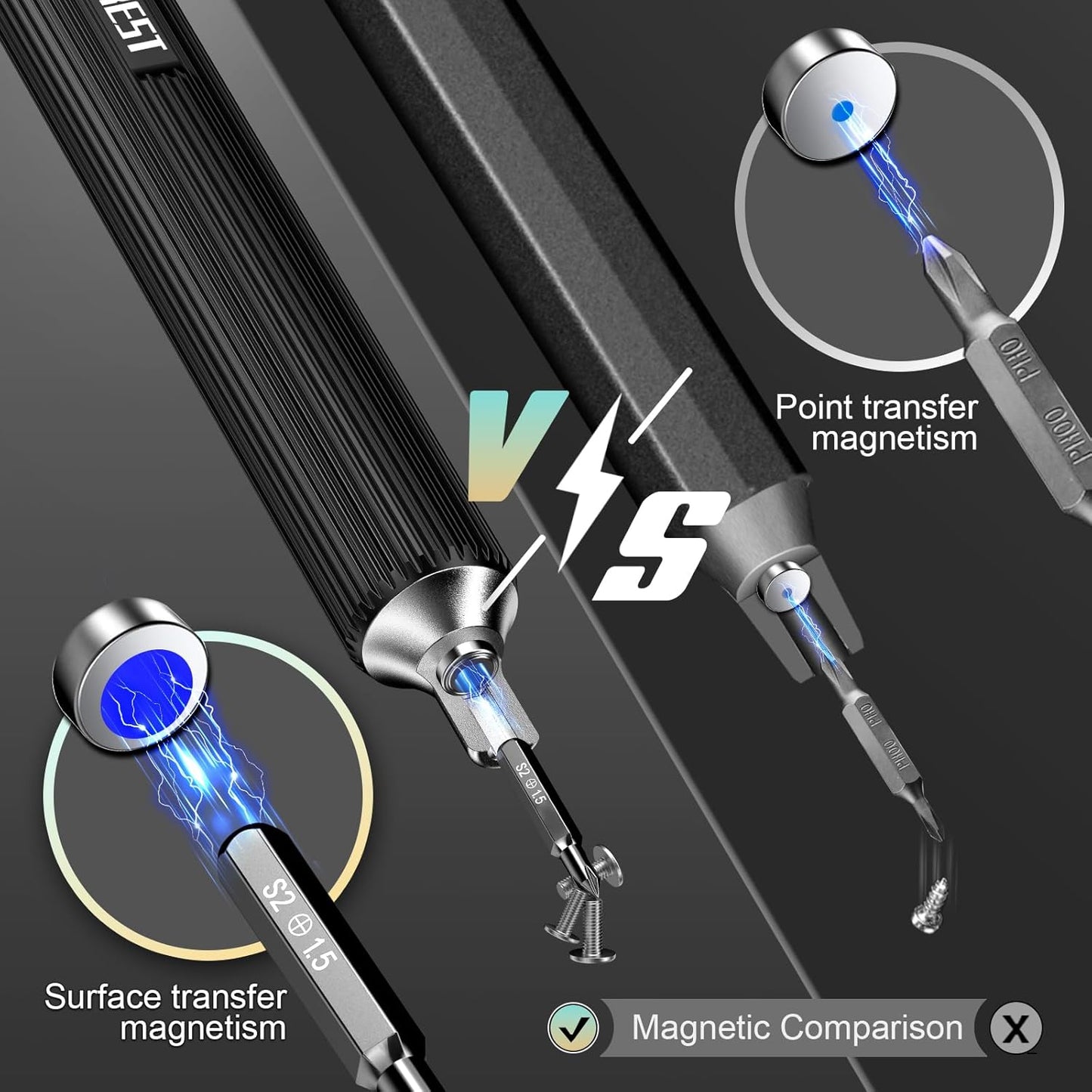 JOREST 32-In-1 Small Precision Screwdriver Set Magnetic, Valentines Day Gifts Gadgets Gifts for Men Him, Multi Bit Mini Repair Tool Kit with Torx for Electronic, Glasses, PS5/4, Camera, Phone, Laptop