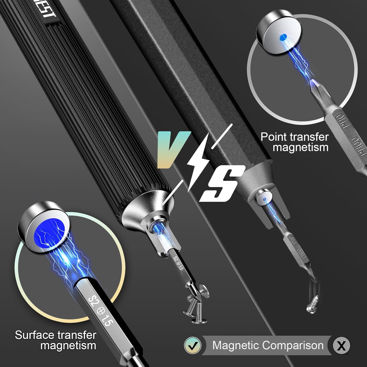 JOREST 32-In-1 Small Precision Screwdriver Set Magnetic, Valentines Day Gifts Gadgets Gifts for Men Him, Multi Bit Mini Repair Tool Kit with Torx for Electronic, Glasses, PS5/4, Camera, Phone, Laptop