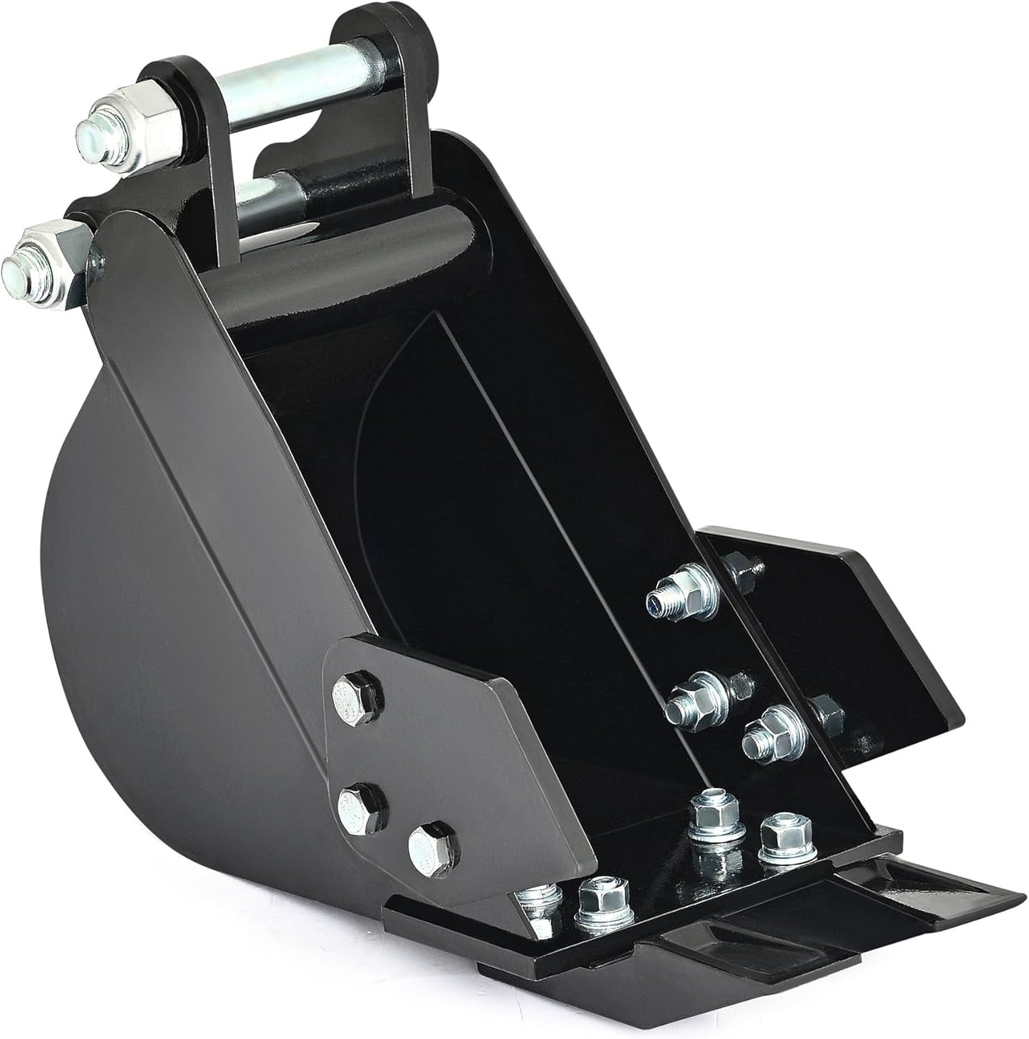 AHM 8" Mini Excavator Narrow Bucket Attachment, 200 mm Trench Bucket for Mini Excavators Diggers up to 2 Tons, Heavy Duty Digging with Metal Teeth