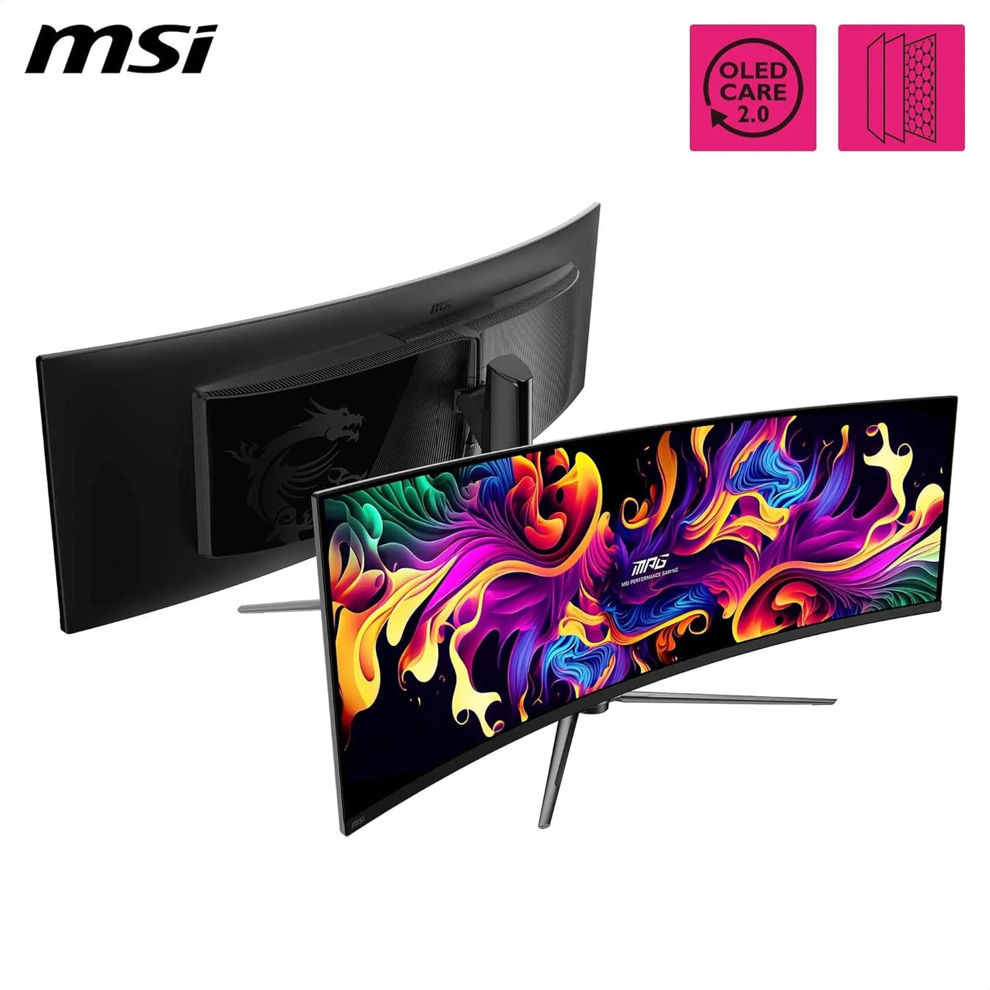 MSI MPG 491CQPX QD-OLED 49" QD-OLED UltraWide Dual QHD 240Hz Curva USB-C
