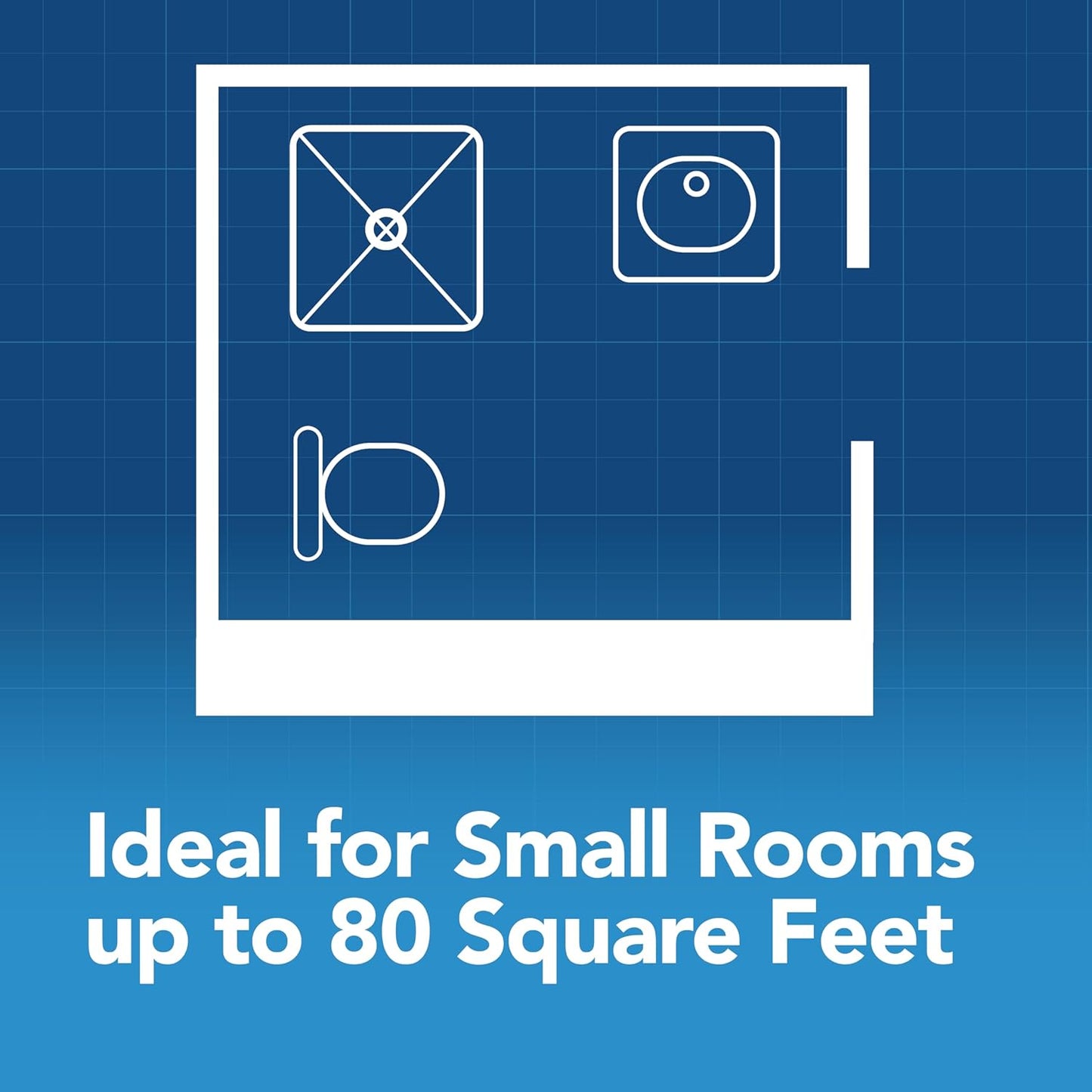 Broan-NuTone Bathroom Exhaust Fan with LED light – Easy Retrofit Without Attic Access, Quiet 1.5 Sones, Effective Ventilation at 80 CFM ENERGY STAR Certified Moisture and Odor Control