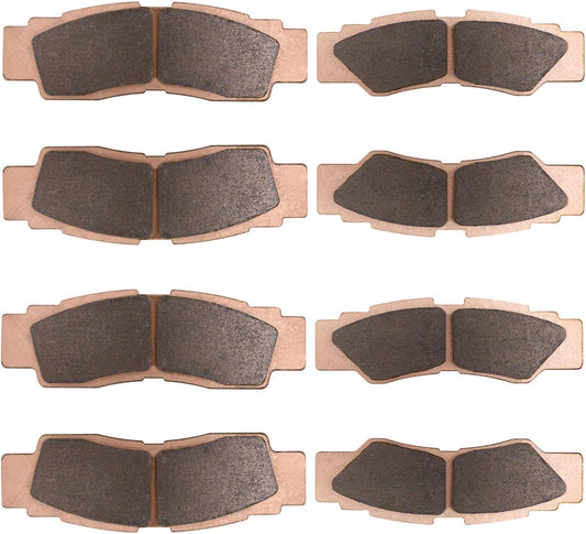 Brake Pads for Yamaha YXZ1000R YXZ 1000R SE SS 2016-2025,Front&Rear Brake Pads for Yamaha Wolverine RMAX2&RMAX4 1000 LE SE 2021 2022 2023 2024 2025,Replaces# 2HC-25805-00-00, 2HC-25806-00-00
