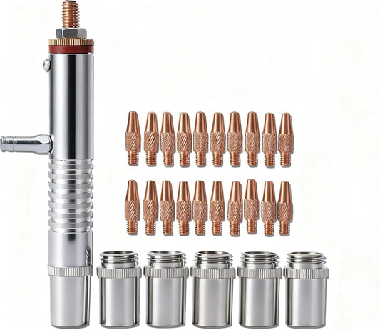 .035 Kit Tube Assembly Contact Tips Nozzle 186404 186405 186406 186419 For Miller Spoolmate 100, 200, 3035, 185 and Hobart Spoolgun DP-3035, SpoolRunner 100,Handler 125, 125 Ez, 130, 140, 190, 210MVP