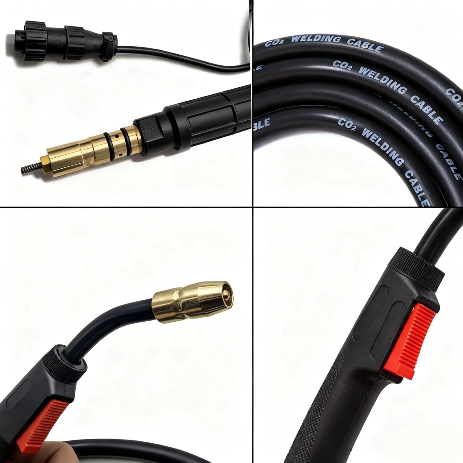 10ft 150A Mig Welding Gun Replacement M10/M100 M15/M150 Fits Miller Millermatic 90,120,130,130XP,135,140,141,150,175,180s,185, DVIs,211 MIG Welder