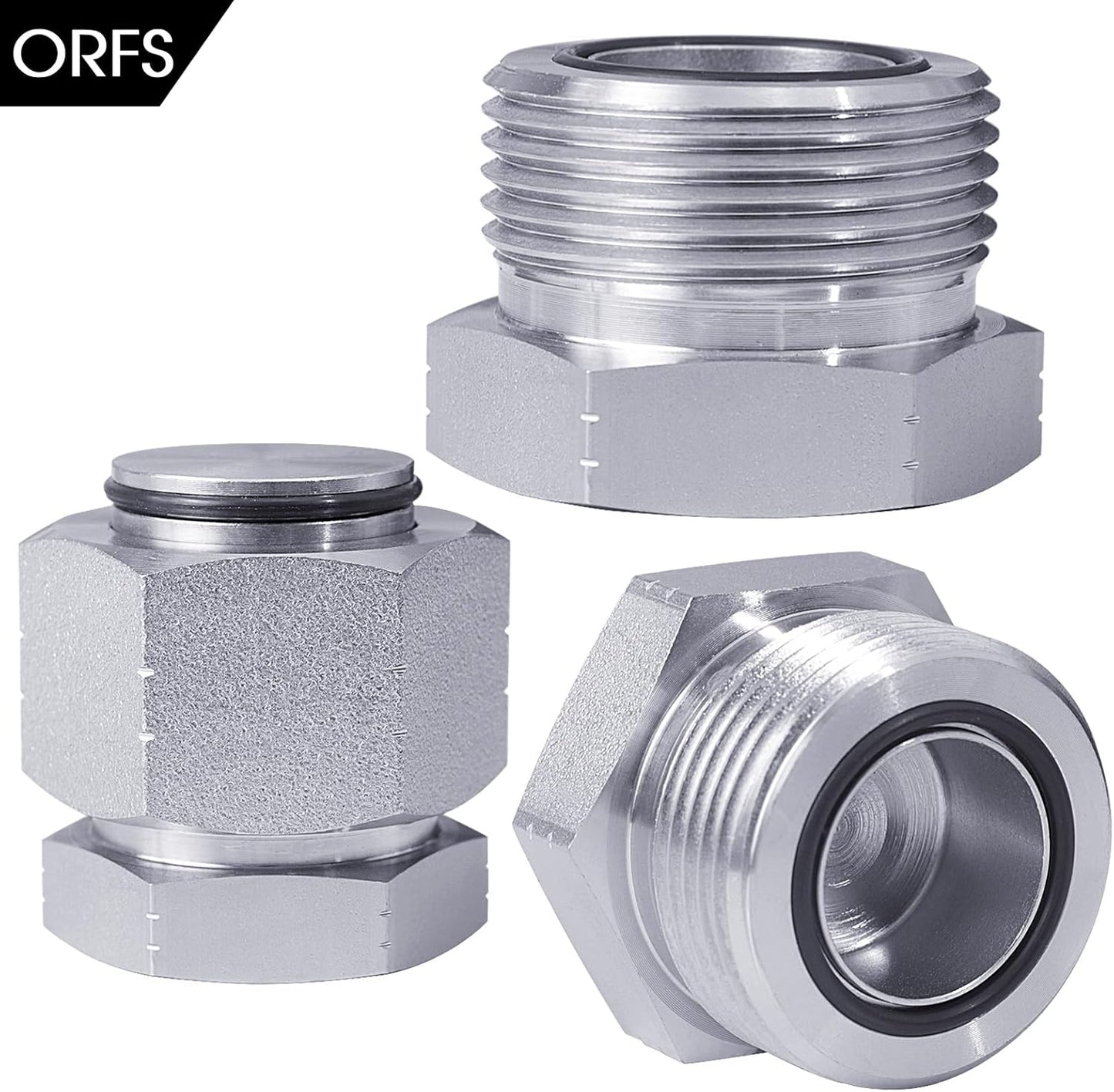 OKBA ORFS & JIC Caps and Plugs Kit,160PCS Hydraulic JIC Plugs and Caps Kit Set Dash Sizes 04 06 08 10 12 16