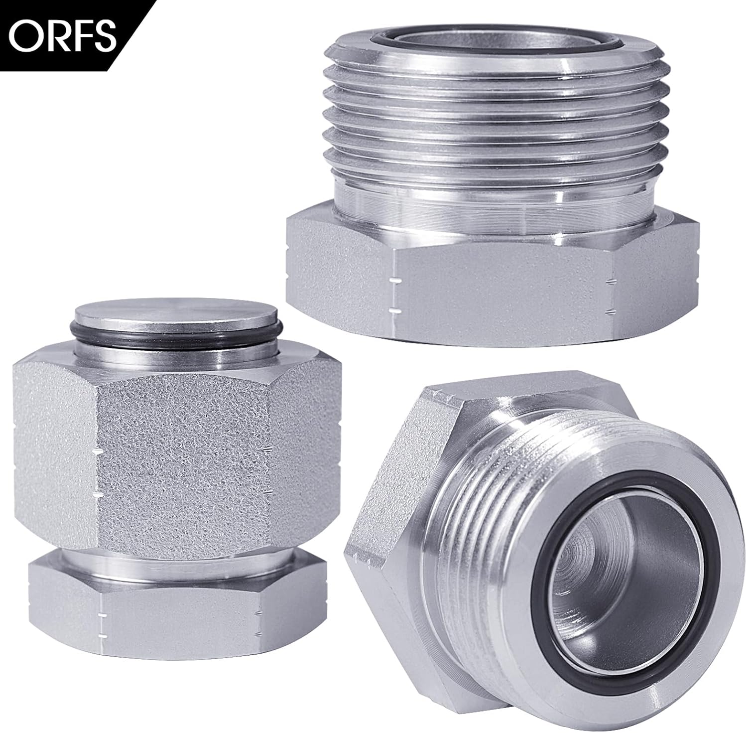 OKBA ORFS & JIC Caps and Plugs Kit,160PCS Hydraulic JIC Plugs and Caps Kit Set Dash Sizes 04 06 08 10 12 16