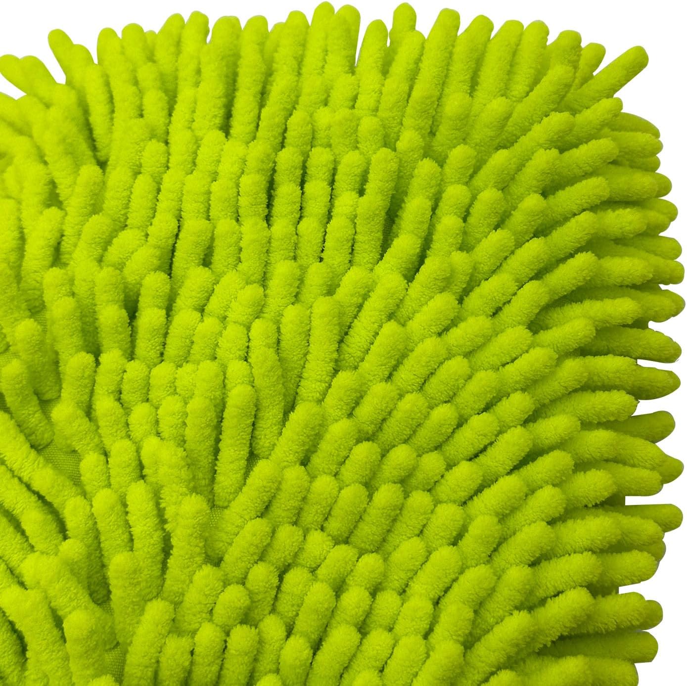 Mr. Detroit - Double Noodle Wash Mitt for Scratch-Free Deep Cleaning| Ultra-Soft Microfiber Waterproof Wash Mitt for Home Use and Auto Detailing