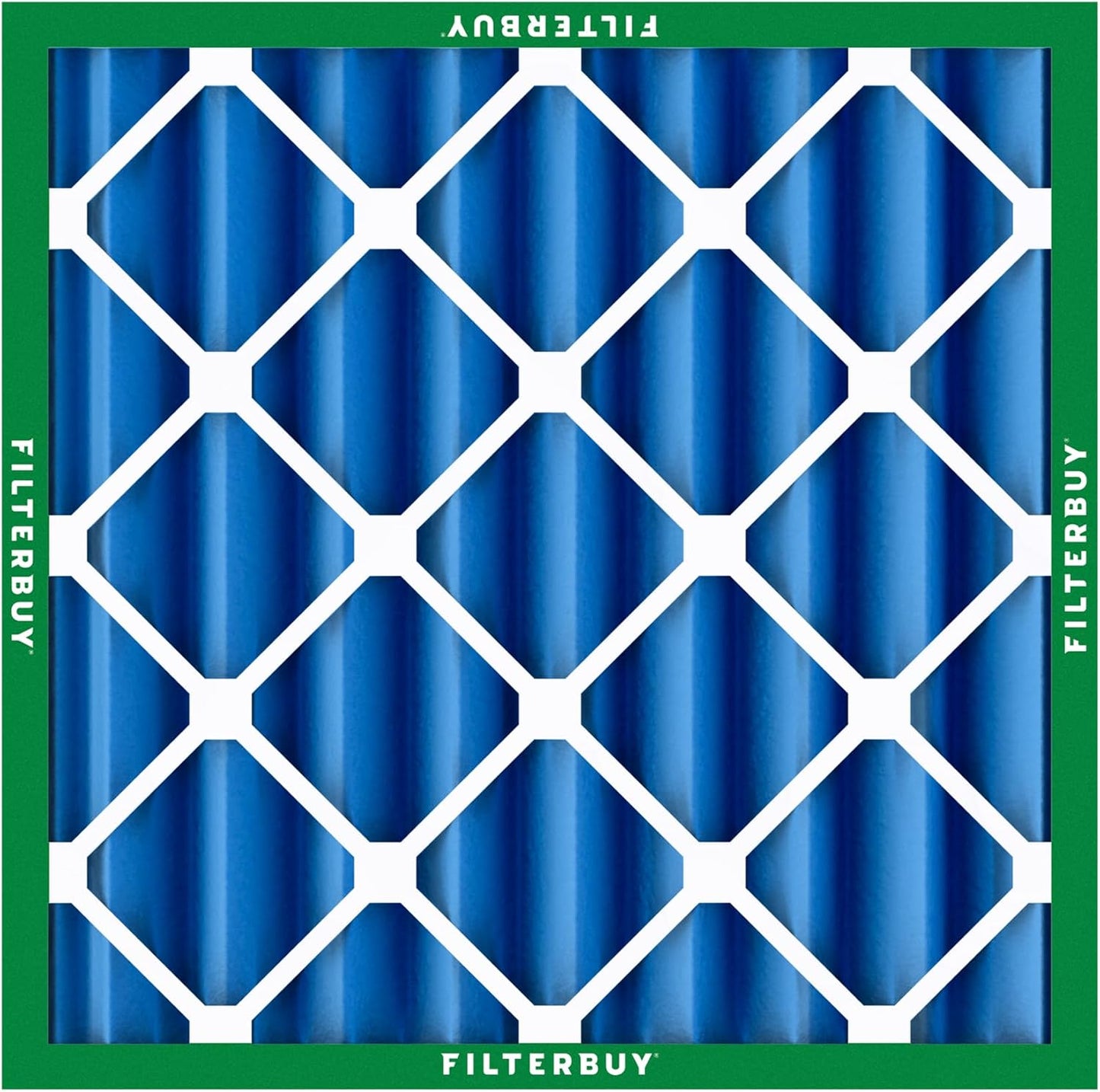 Filterbuy 24x24x4 Air Filter MERV 13 (MPR 1900) Health Defense Replacement (12-Pack), Electrostatic Pleated HVAC AC Furnace Filters, Made in USA (Actual Size: 23.38 x 23.38 x 3.63)