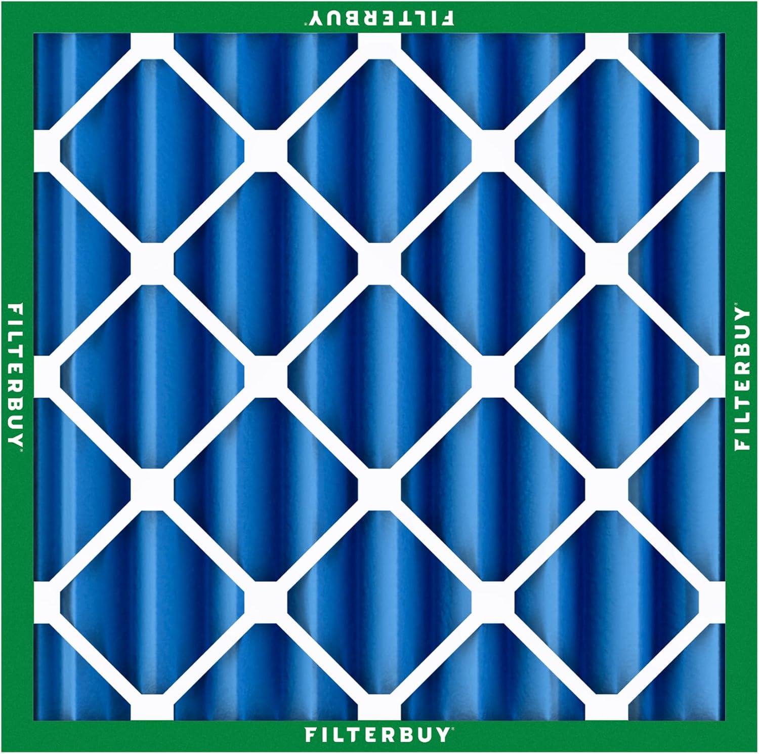 Filterbuy 24x24x4 Air Filter MERV 13 (MPR 1900) Health Defense Replacement (12-Pack), Electrostatic Pleated HVAC AC Furnace Filters, Made in USA (Actual Size: 23.38 x 23.38 x 3.63)