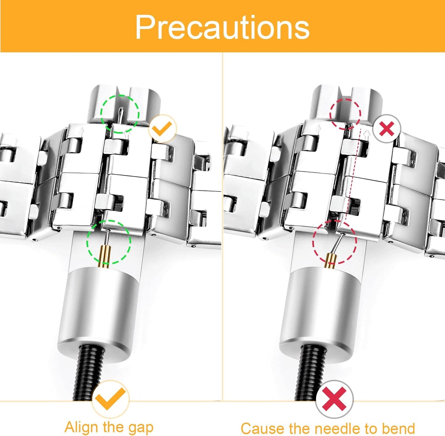JOREST Watch Link Removal Tool, Watch Band Tool Kit, Repair Kit for Watch Bracelet Adjustment and Replacement and Resizing, With User Manual, Watch Link Remover, 20PCS Spring Bars, 13PCS Spare Needle
