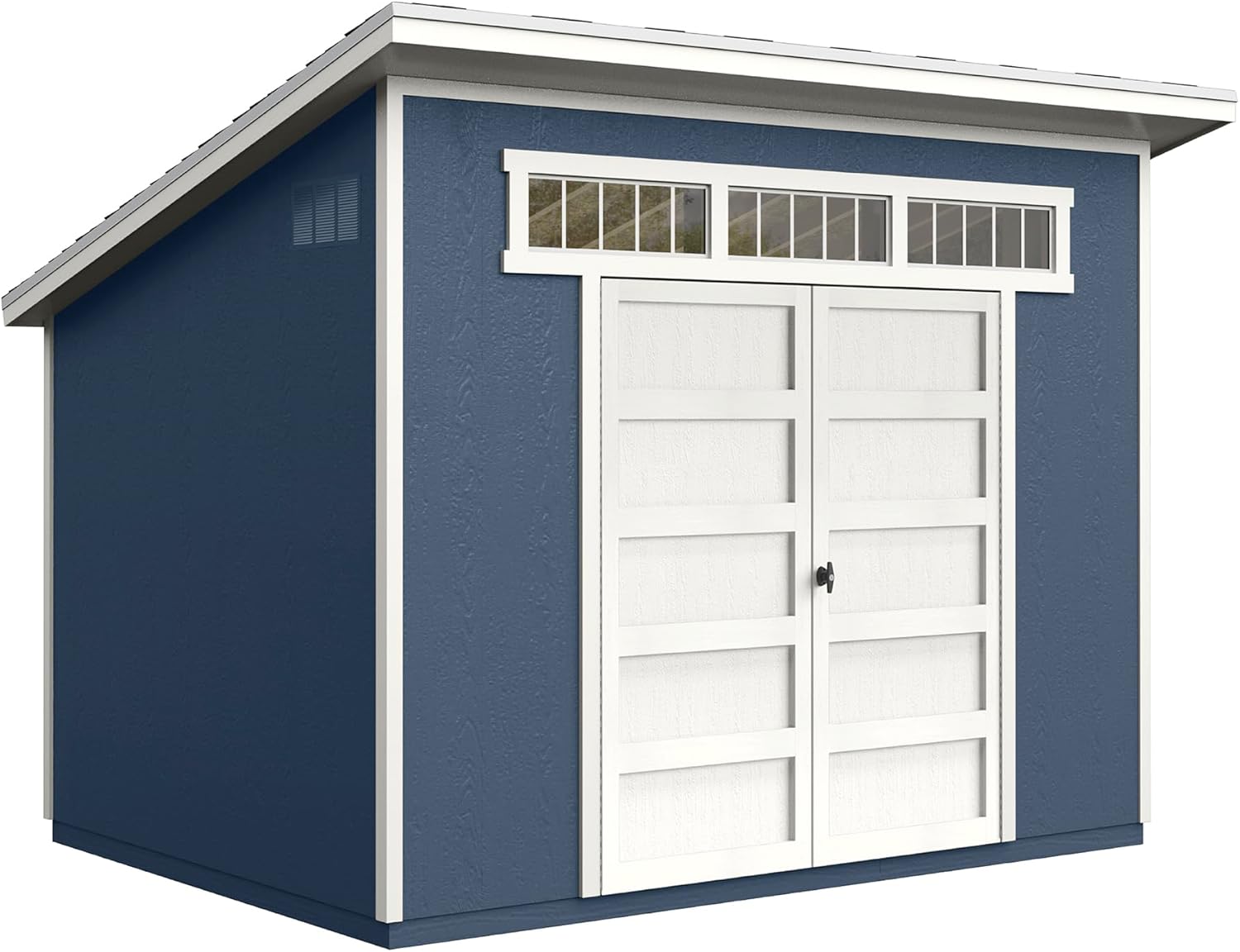 Handy Home Products Olympia 10x7.5 Wood Storage Shed with Floor Kit- Does not Include Paint or Roofing Shingles