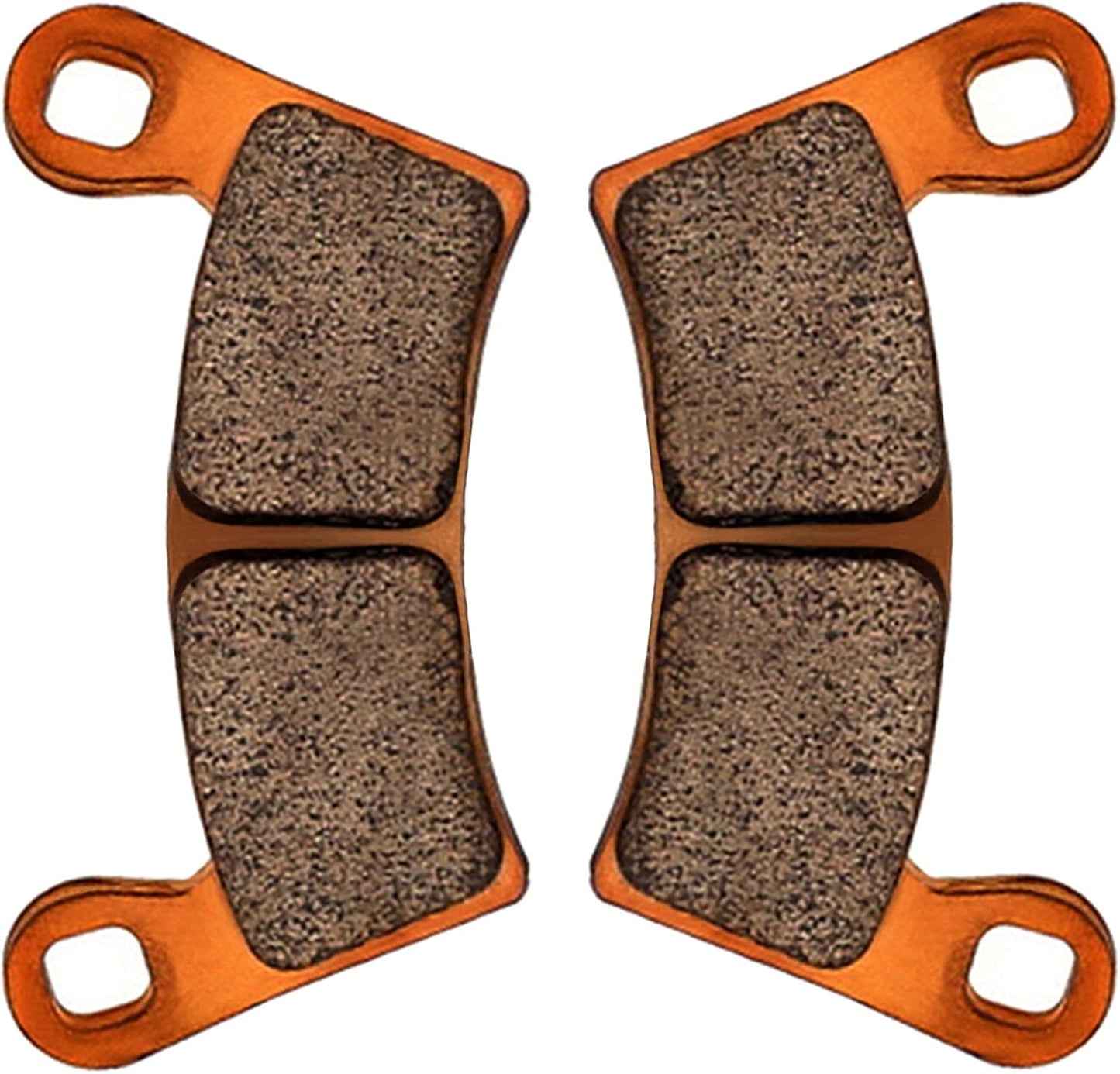 Zinger Brake Pads for Polaris Ranger XP 1000 2018-2023,Polaris General 1000 EPS 2016-2023,Ranger Crew XP 1000 2020-2023,General 1000 Sport 2020-2025,4 Set Front and Rear Sintered Copper Brake Pads