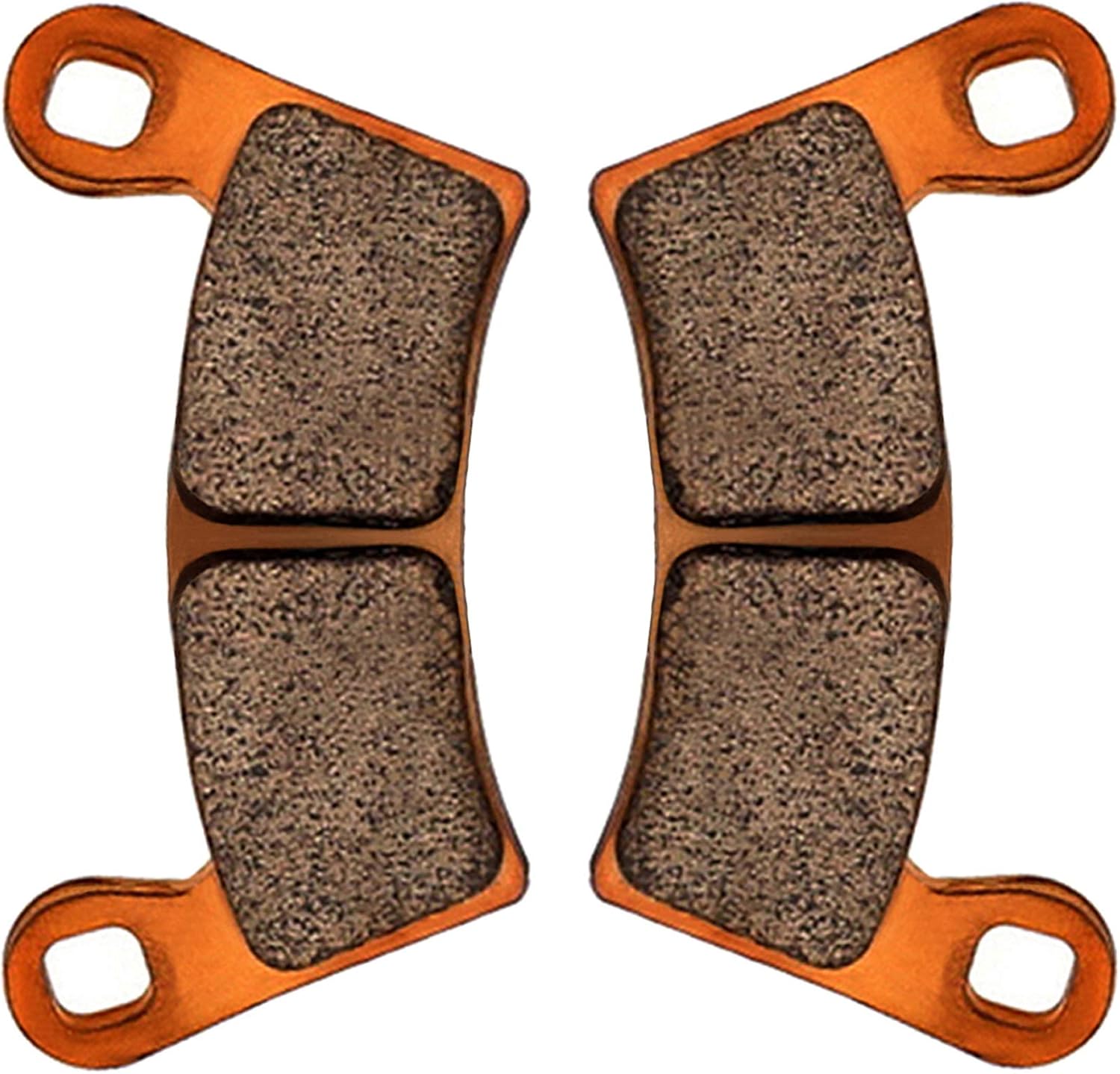 Zinger Brake Pads for Polaris Ranger XP 1000 2018-2023,Polaris General 1000 EPS 2016-2023,Ranger Crew XP 1000 2020-2023,General 1000 Sport 2020-2025,4 Set Front and Rear Sintered Copper Brake Pads