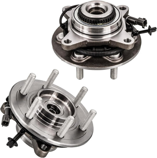 Detroit Axle - 4WD Front Wheel Bearing Hubs for Ford 2018 2019 2020 F-150, Wheel Bearing and Hubs Assembly Replacement