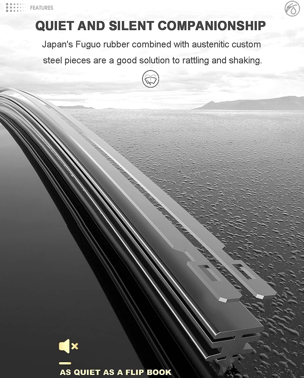 2 Factory Wiper Blades Replacement for Silverado Sierra 04/03/2014 2015 2016 2017 2018 Original Equipment Windshield Wiper Blades Set - 22"+22" (Set of 2) Top Lock