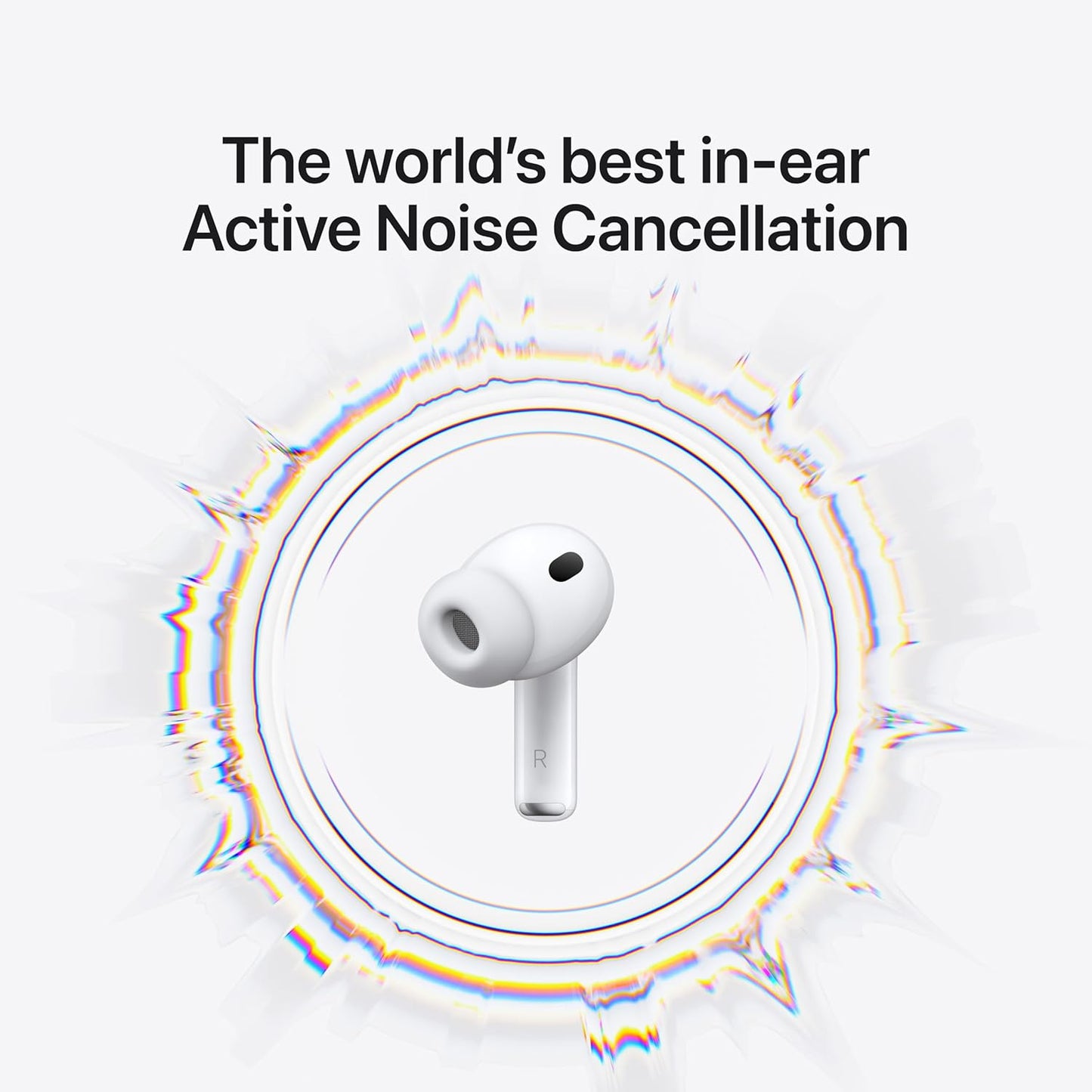 Apple AirPods Pro 3 Wireless Earbuds, Active Noise Cancellation, Live Translation, Heart Rate Sensing, Hearing Aid Feature, Bluetooth Headphones, Spatial Audio, High-Fidelity Sound, USB-C Charging