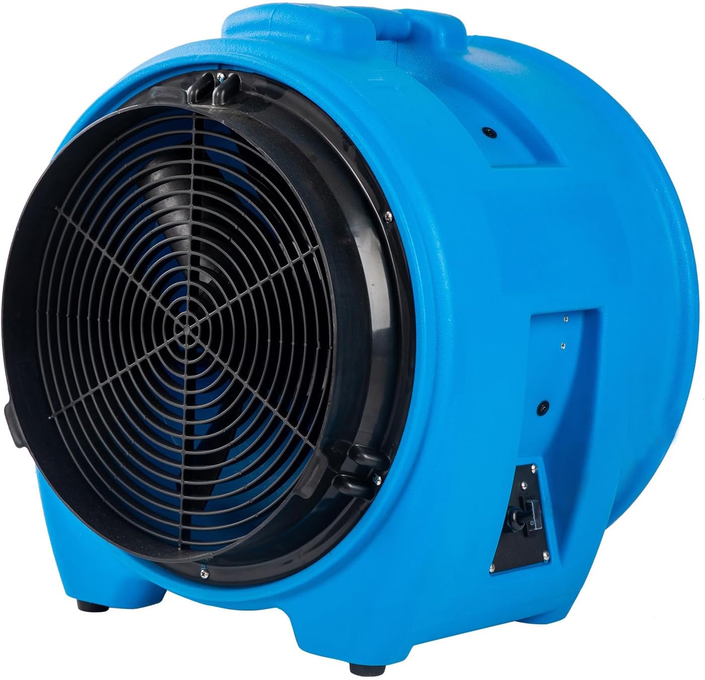 MOUNTO 16-Inch Axial Blower Exhaust Fan - 1HP, 5000 CFM, 200pa, Durable, Stackable, Ductable for Efficient Ventilation
